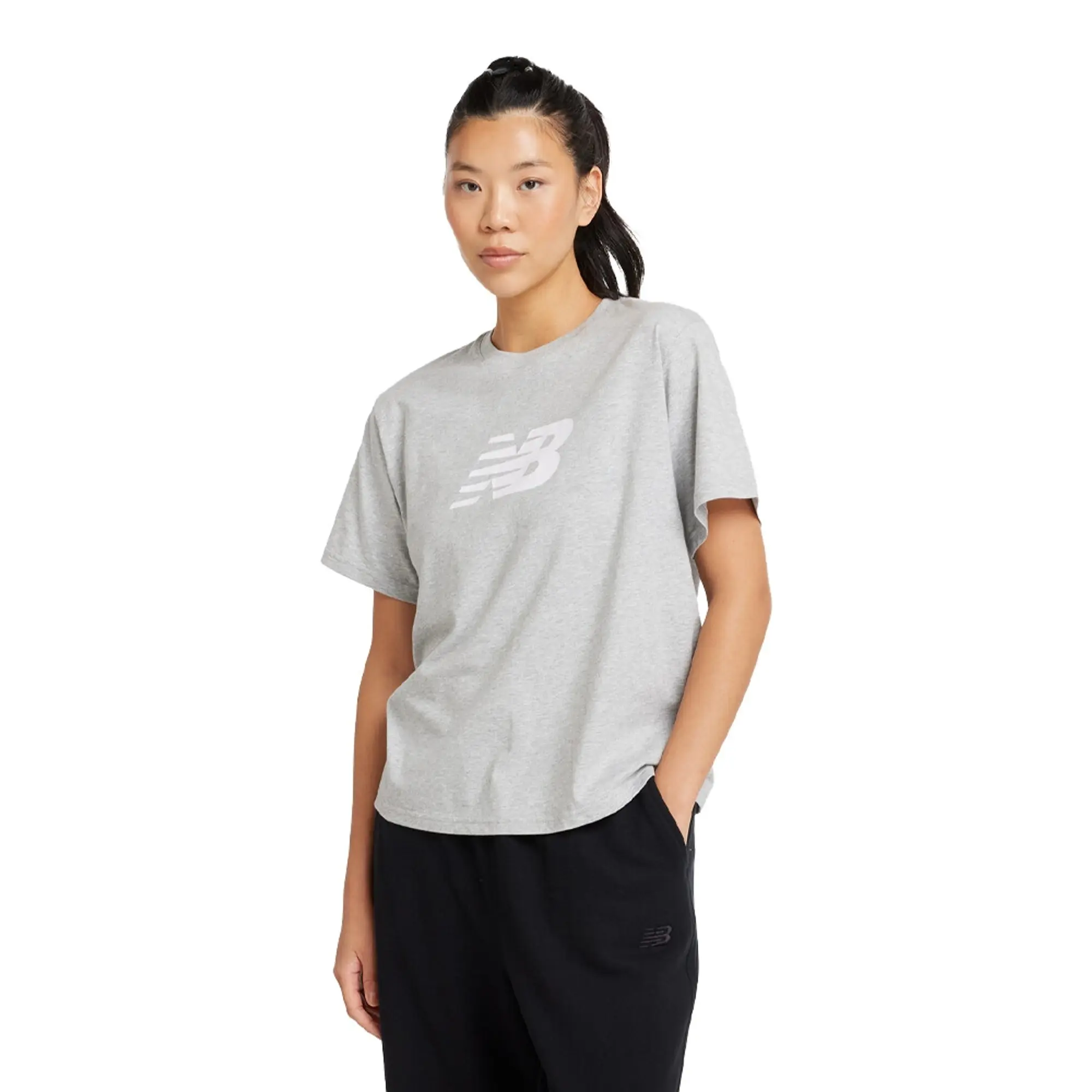 New Balance Sport Jersey Relaxed Logo Women's T-Shirt - SS25