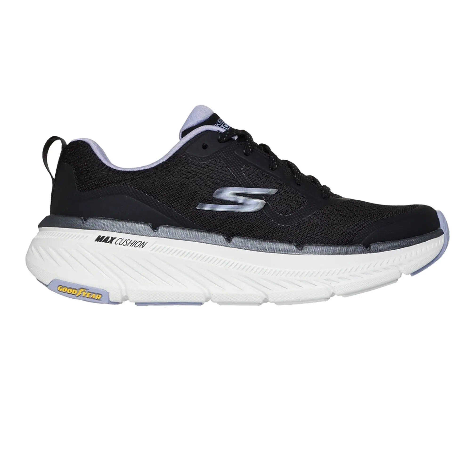 Skechers Women's Max Cushioning Premier 2.0 - Hillsborough Sneaker in Black/Lavender