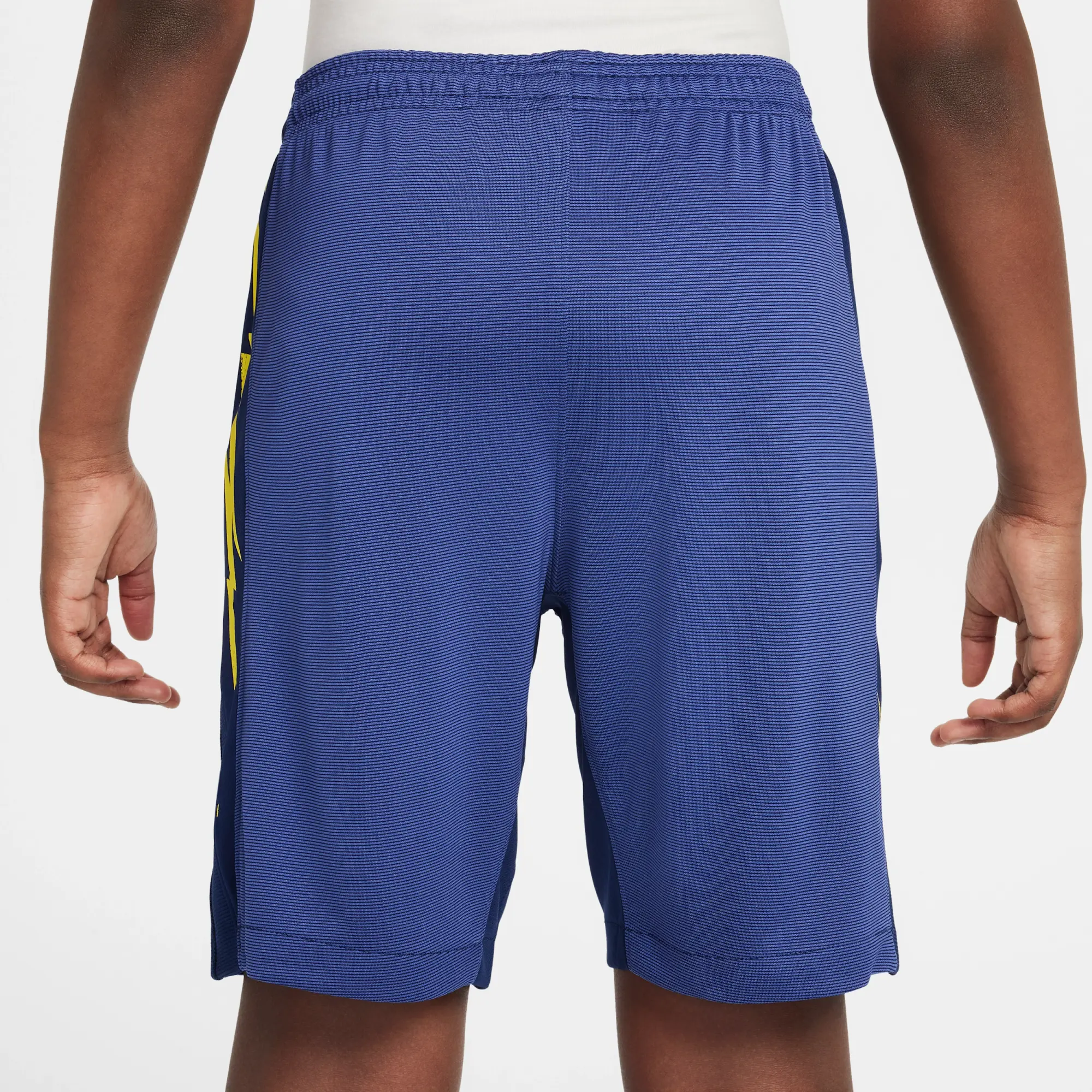 Atlético Madrid 2025/26 Stadium Away Older Kids' Nike Dri-FIT Football Replica Shorts - Blue - Polyester