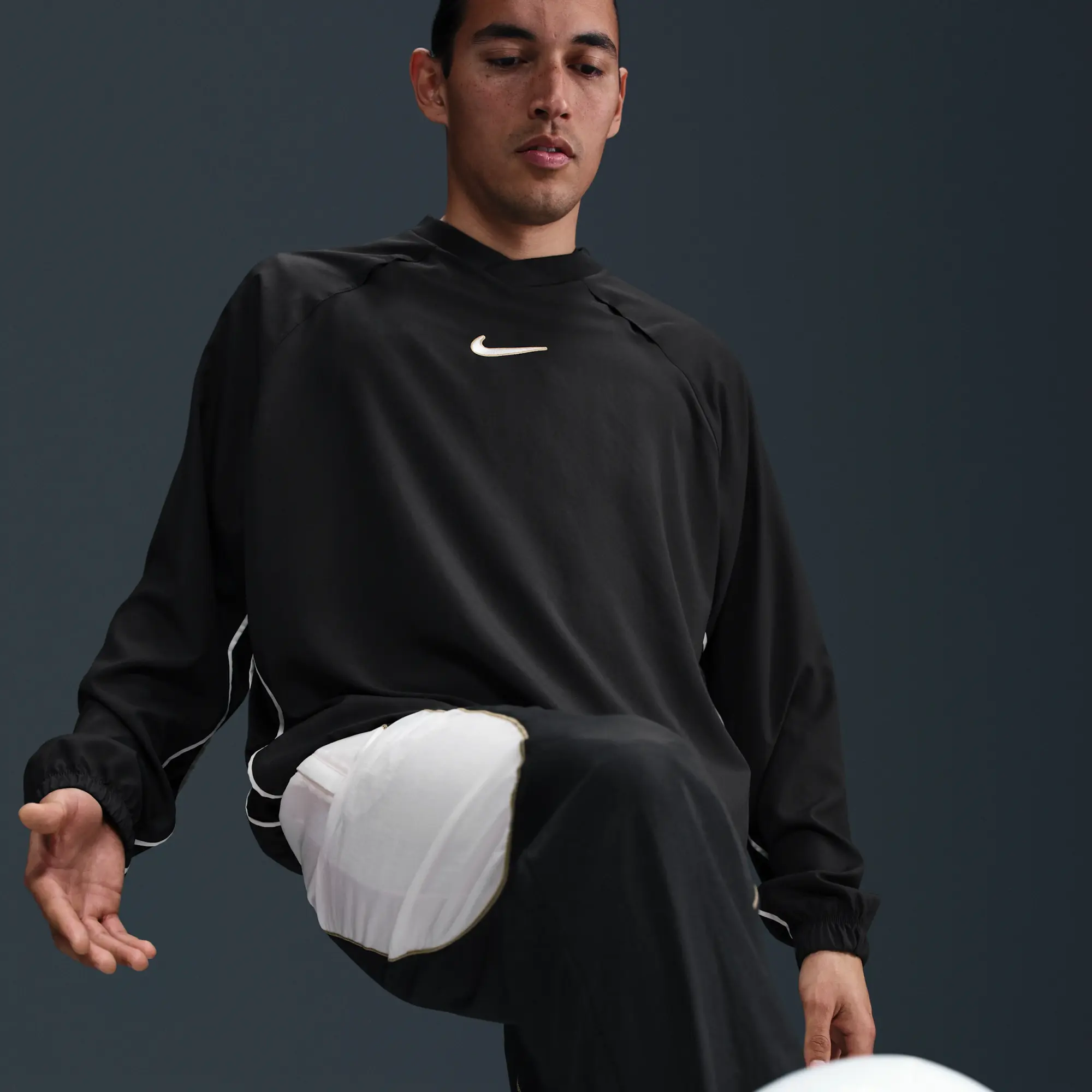 Nike Academy+ Men's Dri-FIT Soccer Shell Top - Black - Polyester