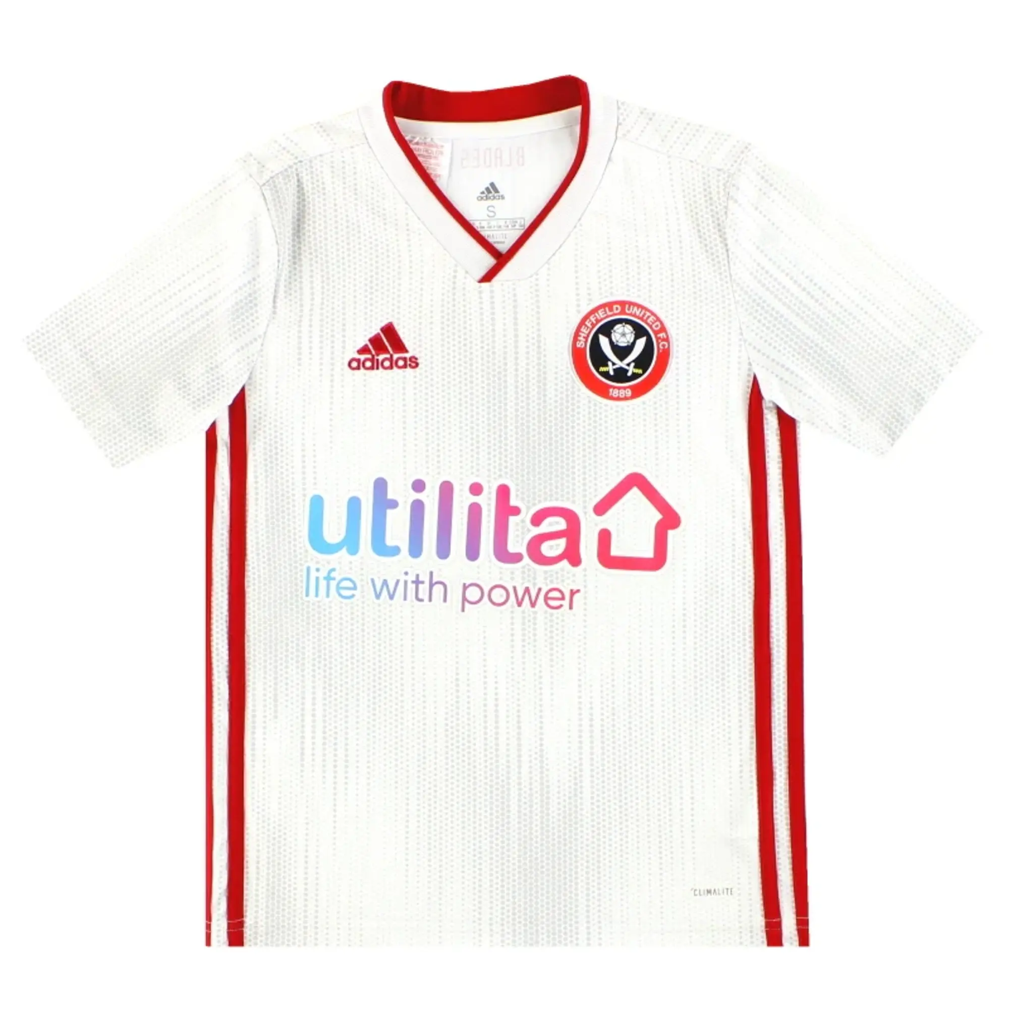 2019-20 Sheffield United adidas Away Shirt S.Boys - Sheffield United / Excellent / Small Boys