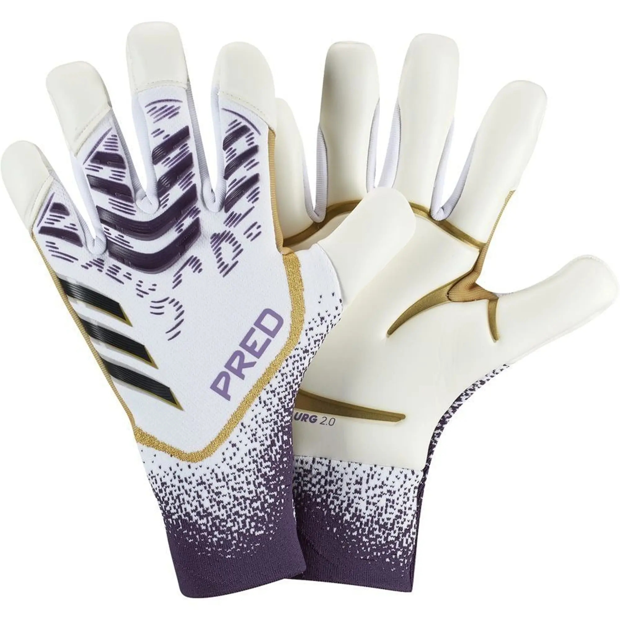 Adidas Goalkeeper Gloves Predator Pro Hybrid Road To Glory - ['White']