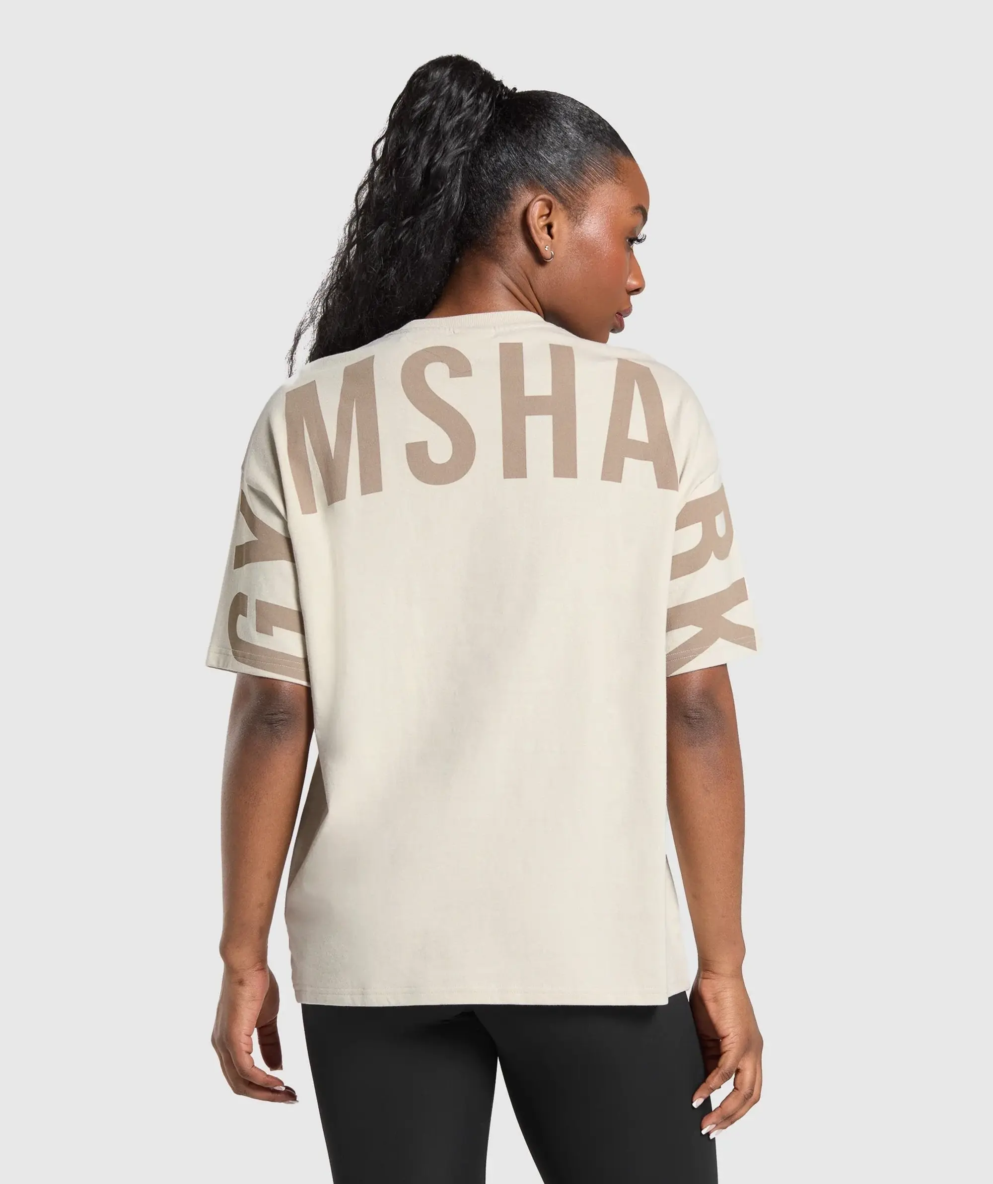  Wordmark Graphic T-Shirt - Pebble Grey