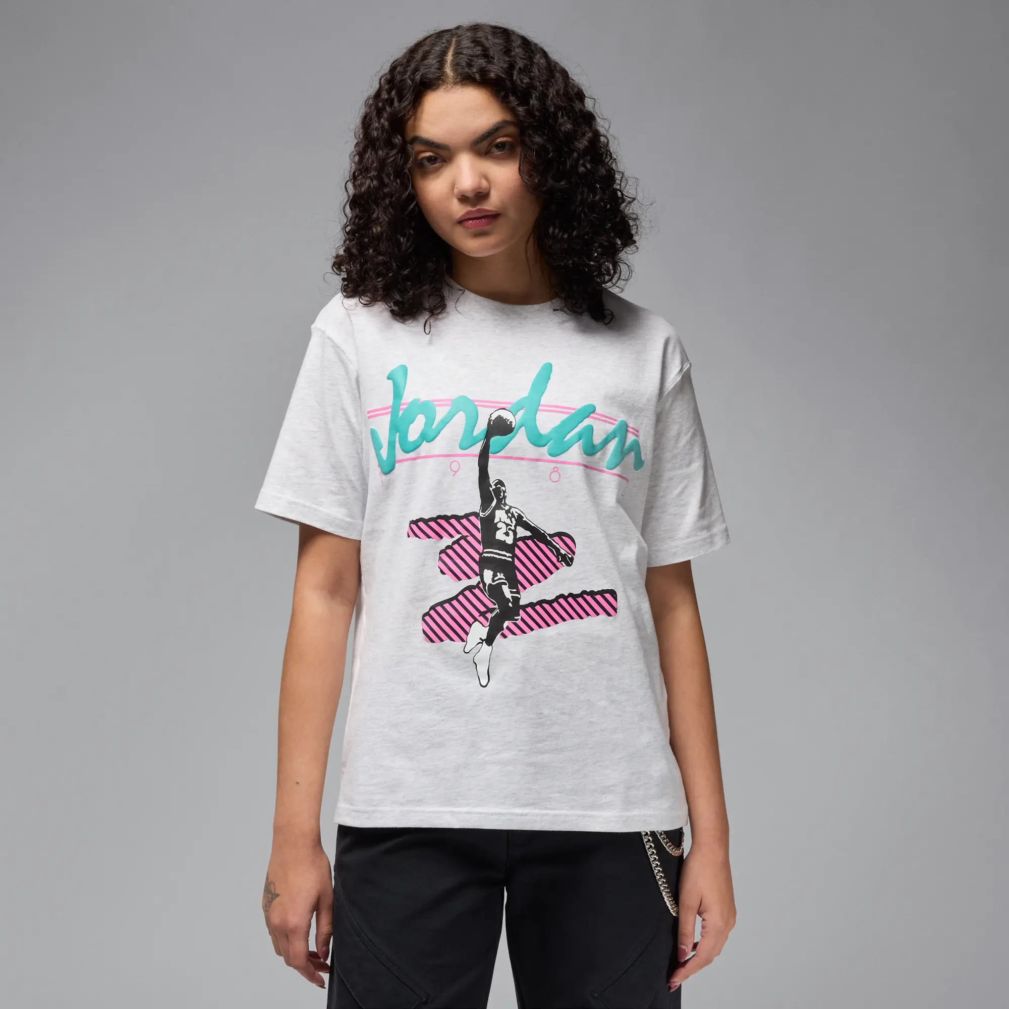 Nike Jordan MVP Women's Graphic T-Shirt - Brown
