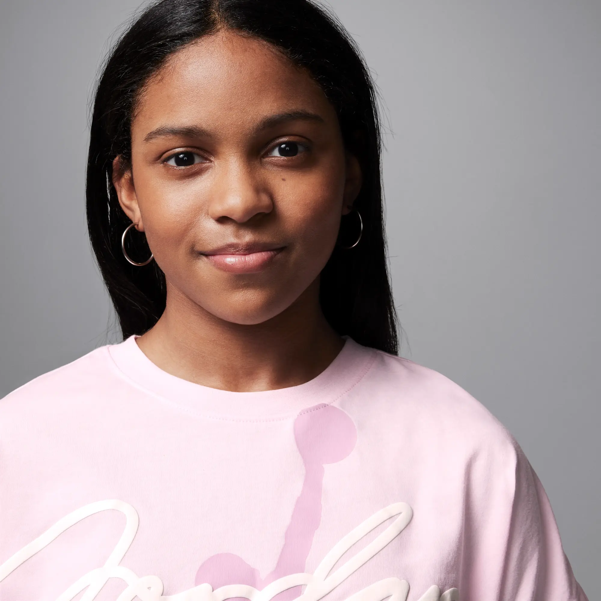 Nike Jordan Older Kids' 'Hidden In Plain Sight' Short-Sleeve Top - Pink