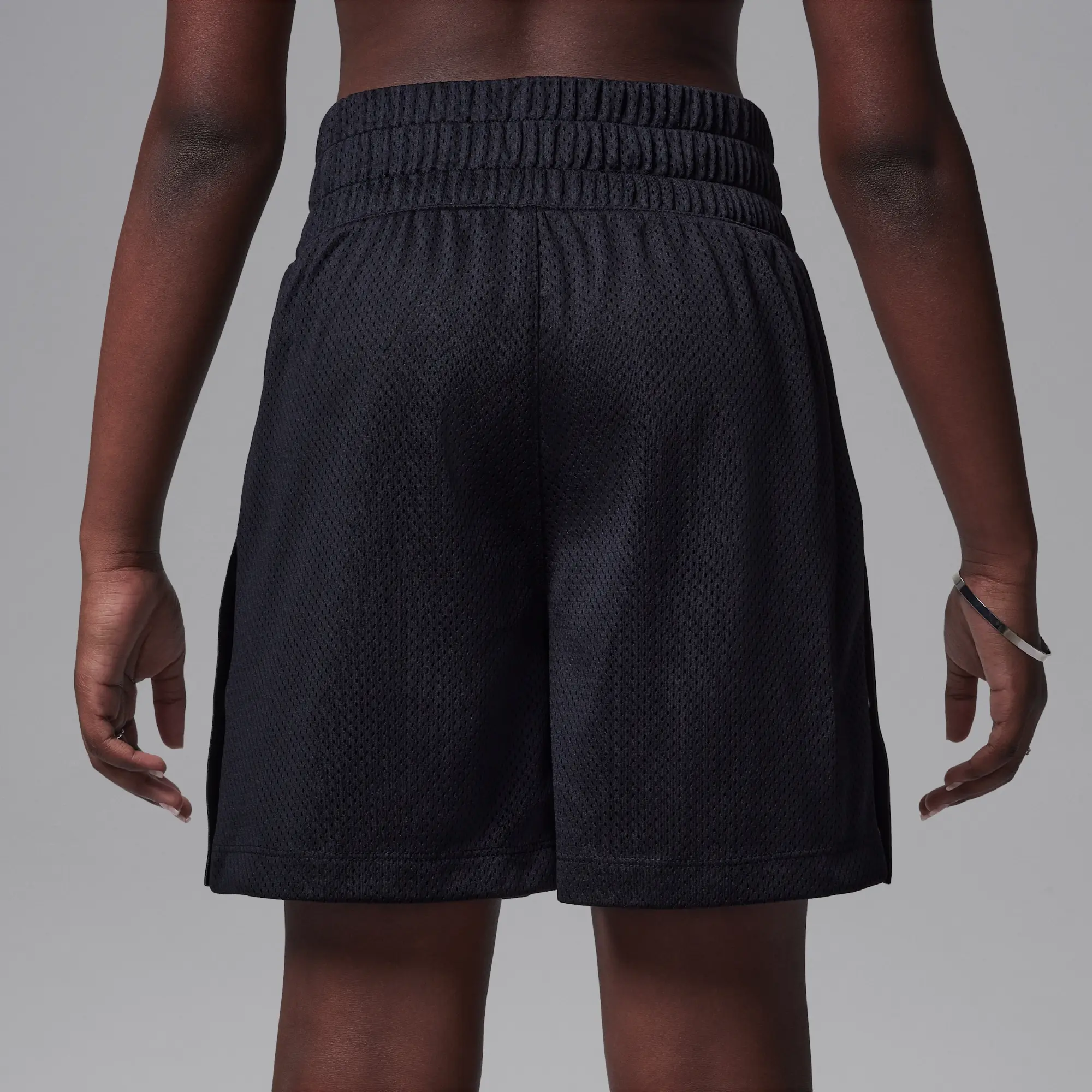 Nike Jordan Dri-FIT Training Camp Older Kids' Jumpman Mesh Shorts - Black