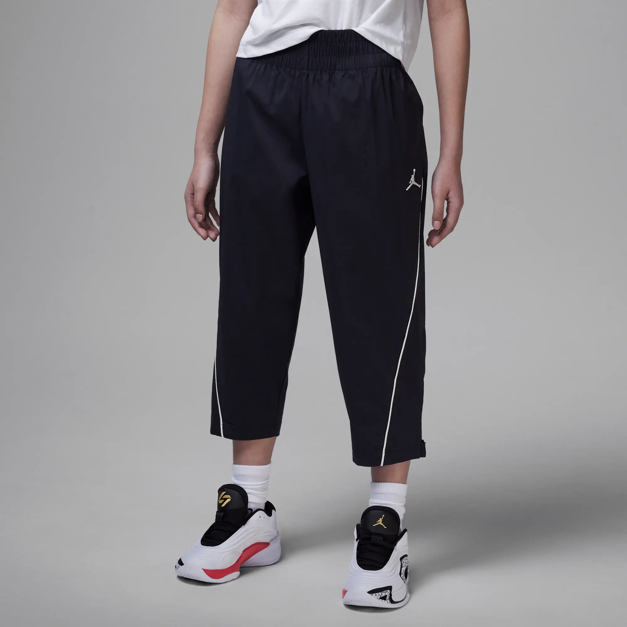 Nike Jordan Older Kids' Training Camp Barrel Trousers - Black