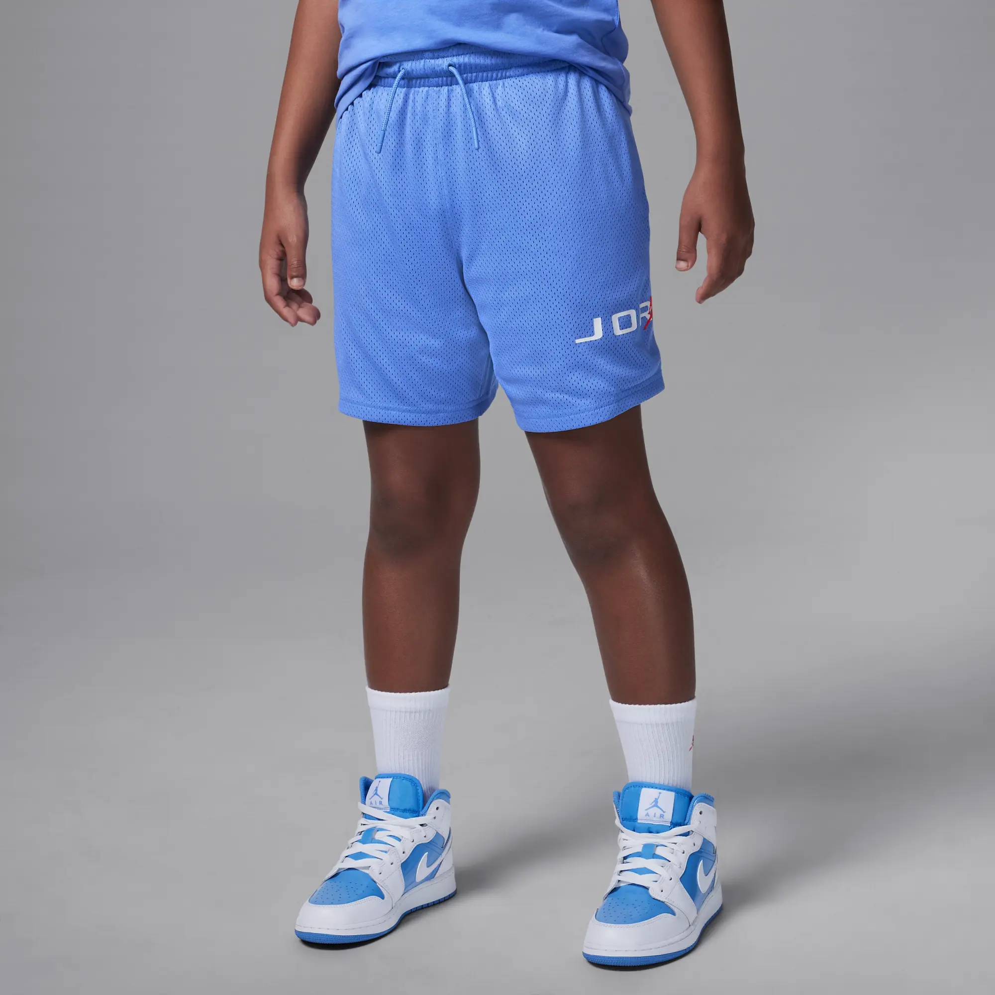 Nike Jordan Dri-FIT Older Kids' Baseline Mesh Shorts - Blue