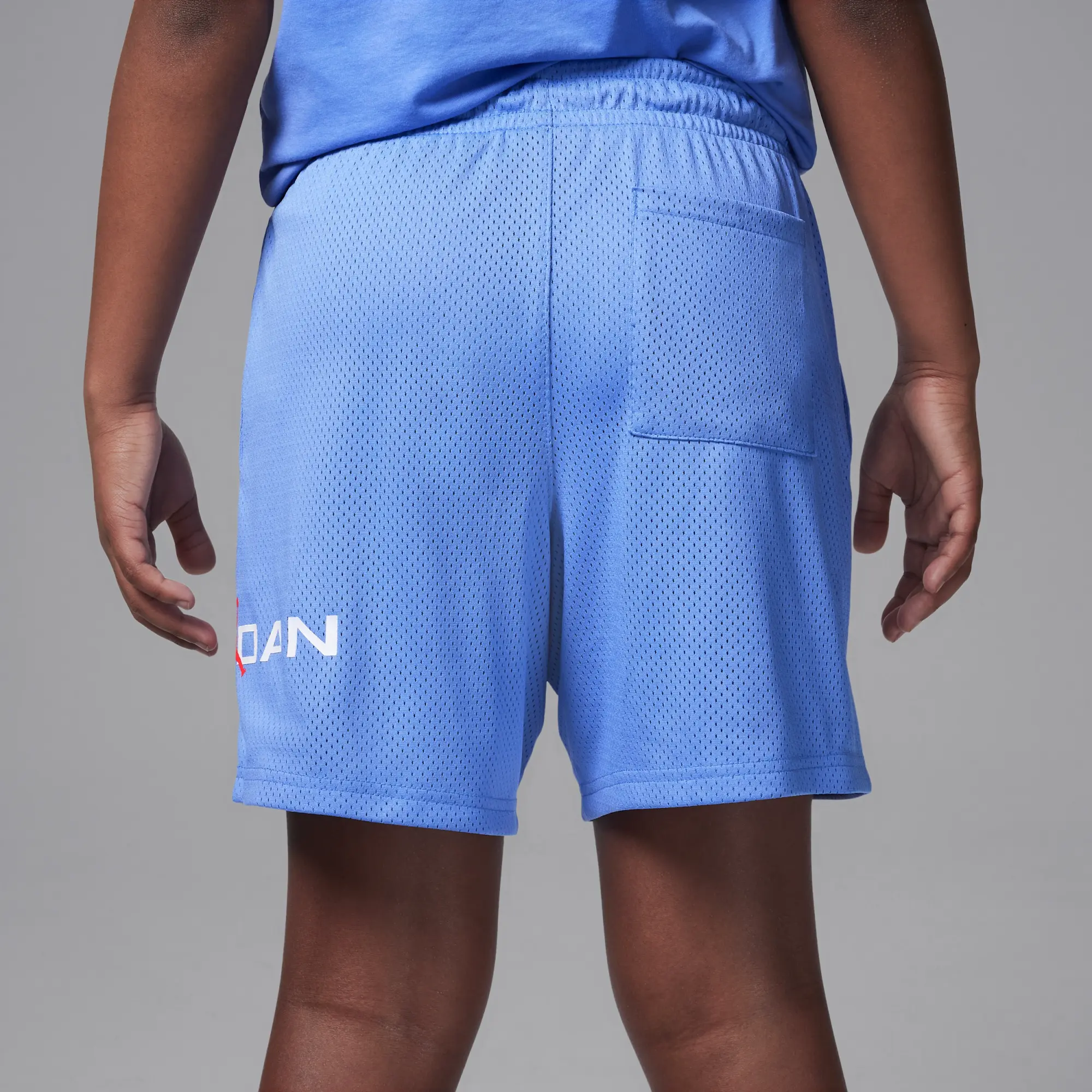 Nike Jordan Dri-FIT Older Kids' Baseline Mesh Shorts - Blue