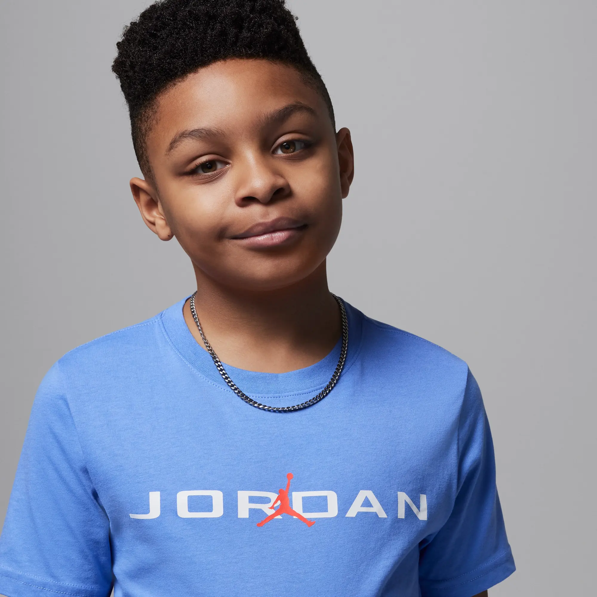 Nike Jordan Older Kids' Air Stretch T-Shirt - Blue