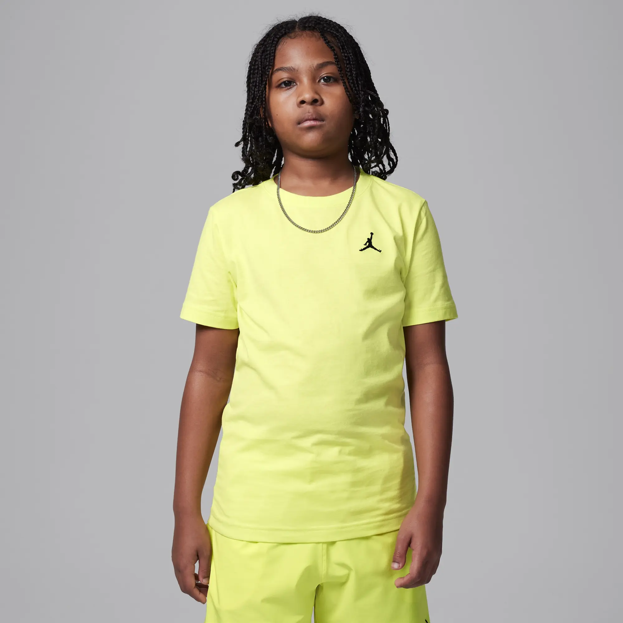 Nike Jordan Older Kids' Jumpman Air Embroidered T-Shirt - Yellow