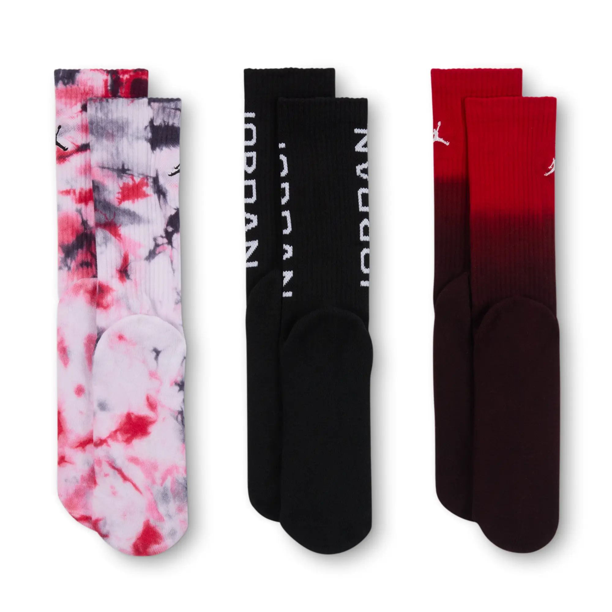 Nike Jordan Essentials Older Kids' Poolside Crew Socks - Black