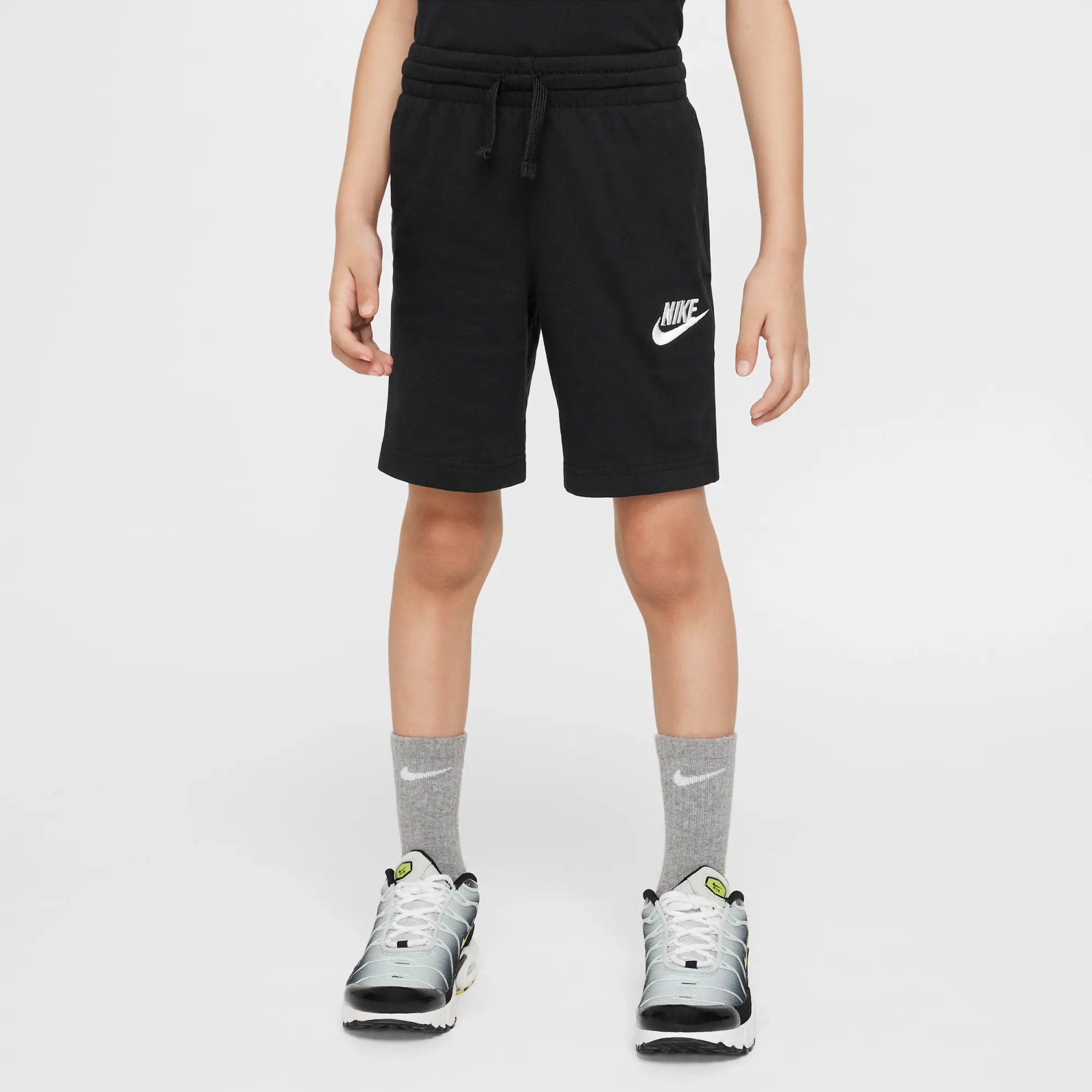 Nike Younger Kids' Shorts - Black - Cotton/Polyester