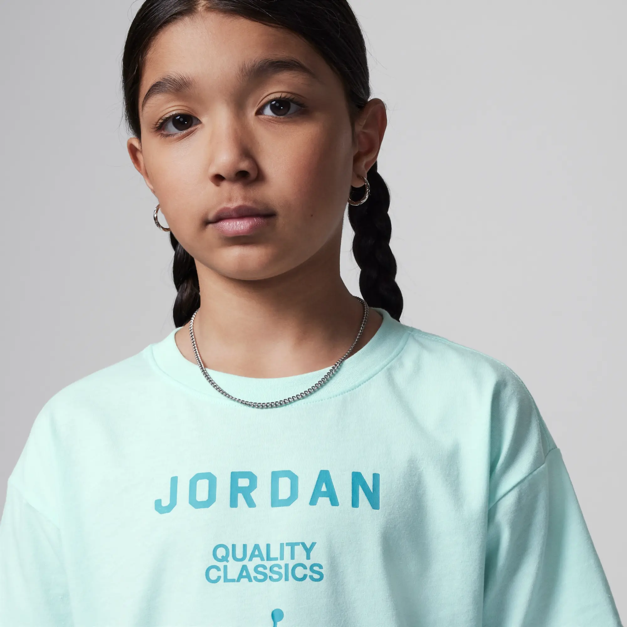 Nike Jordan Older Kids' Graphic T-Shirt - Green - Cotton