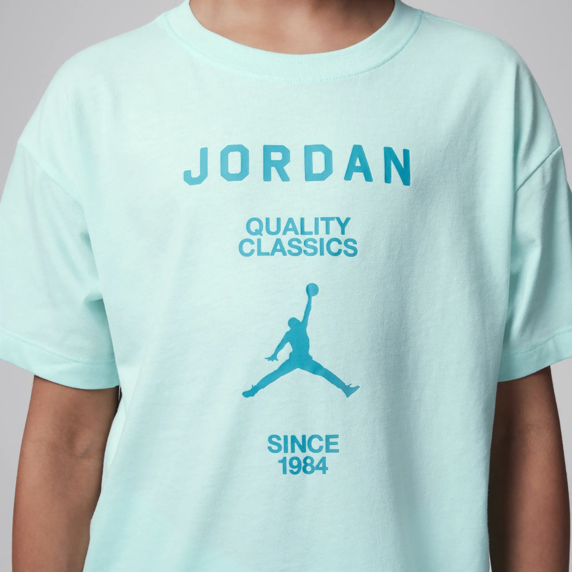 Nike Jordan Older Kids' Graphic T-Shirt - Green - Cotton