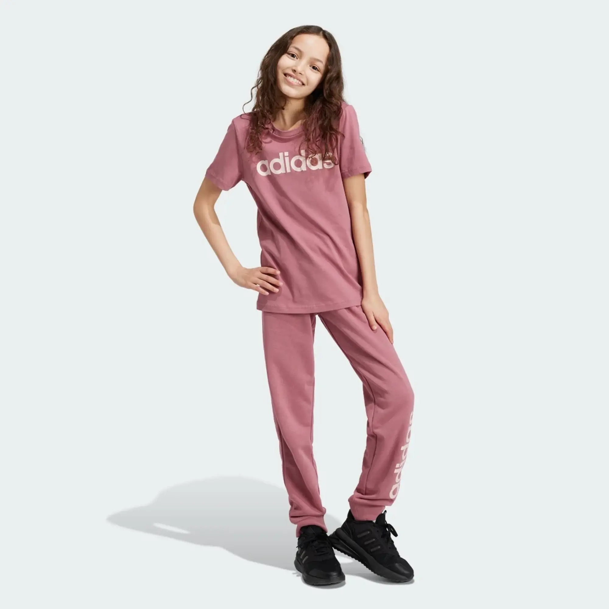 adidas Essentials Linear Logo Cotton Slim Fit T-Shirt