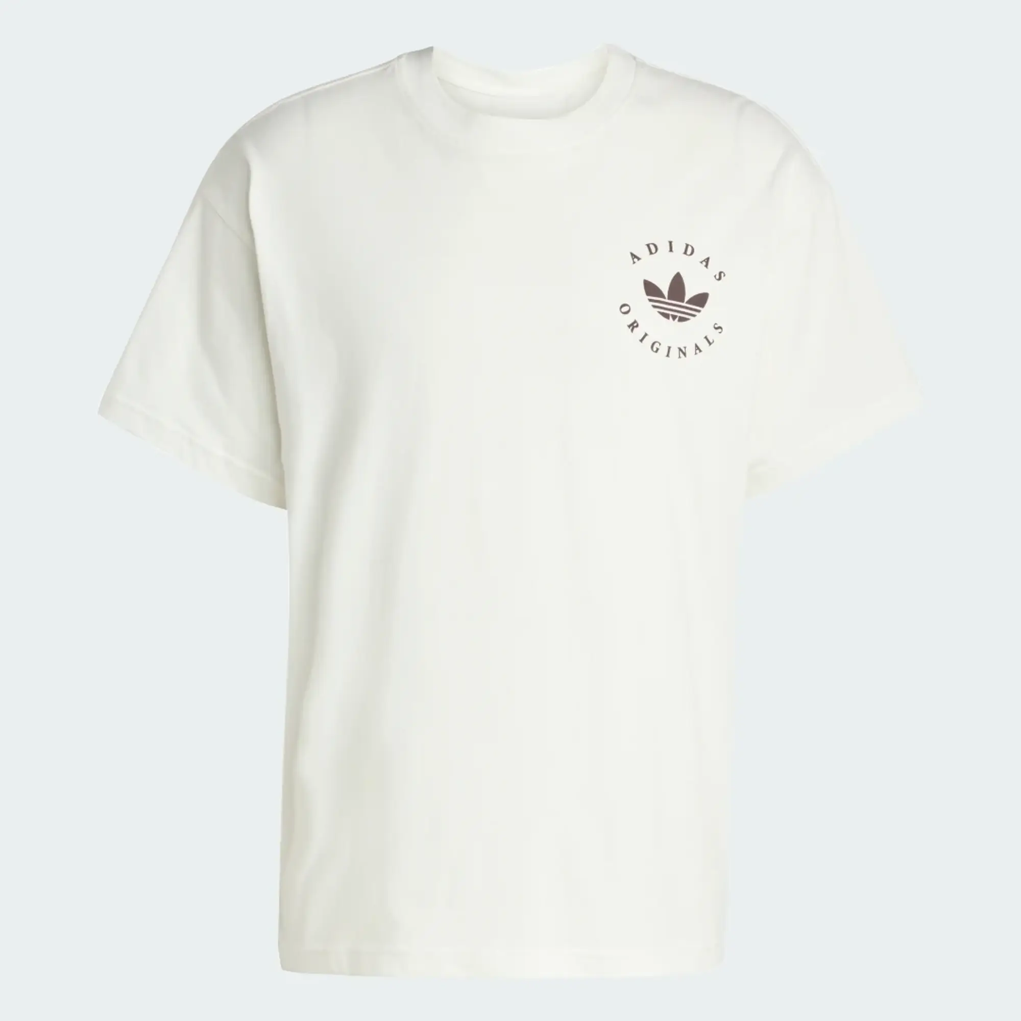 adidas Curved adidas Trefoil Logo GFX T-Shirt