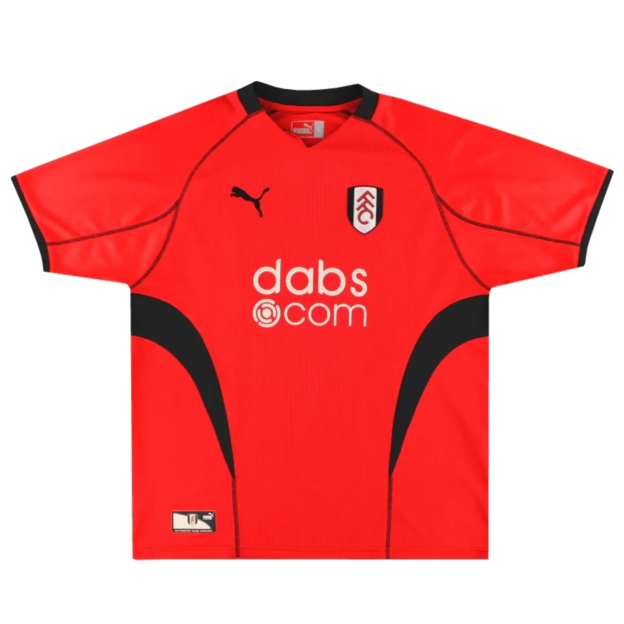 2003-04 Fulham Puma Third Shirt *Mint* L - Fulham / Mint / Large