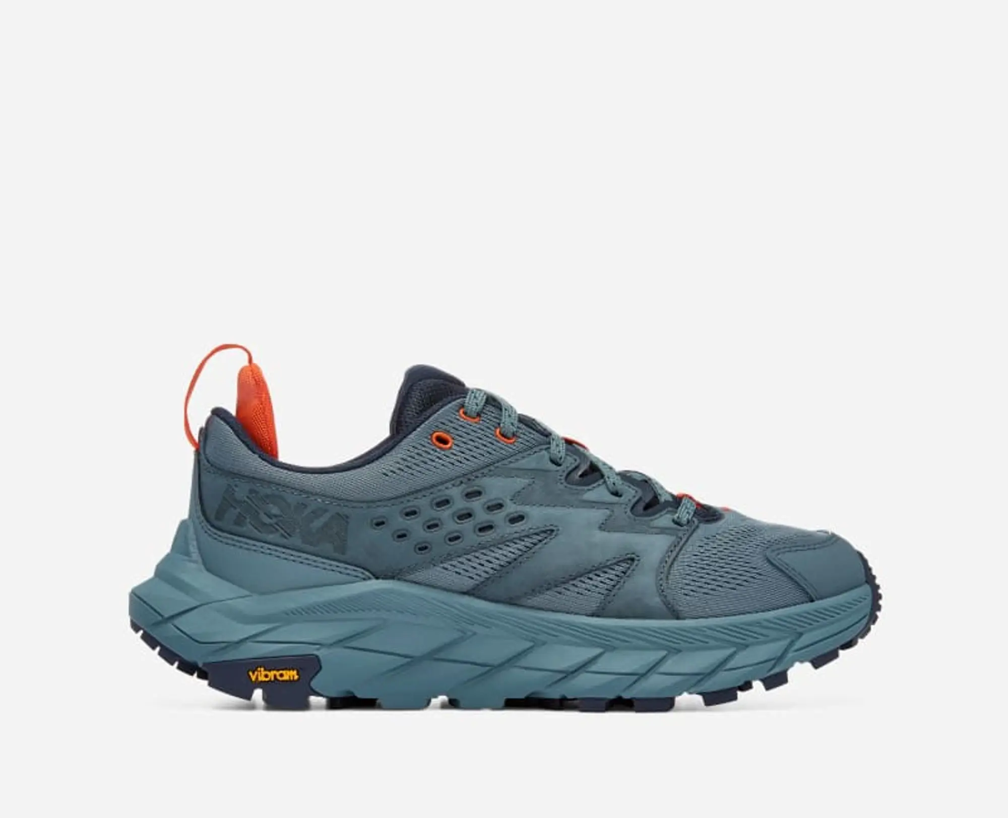 Hoka Men's Anacapa Breeze Low Hiking Shoes In Goblin Blue/Outer Space