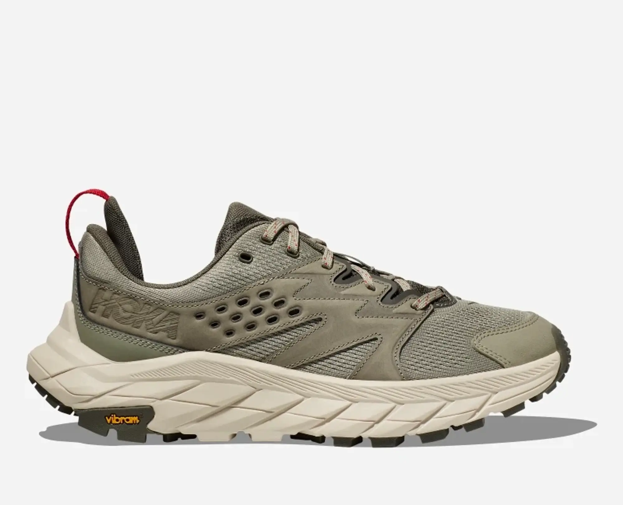 Hoka Men's Anacapa Breeze Low Hiking Shoes In Barley/Oat Milk
