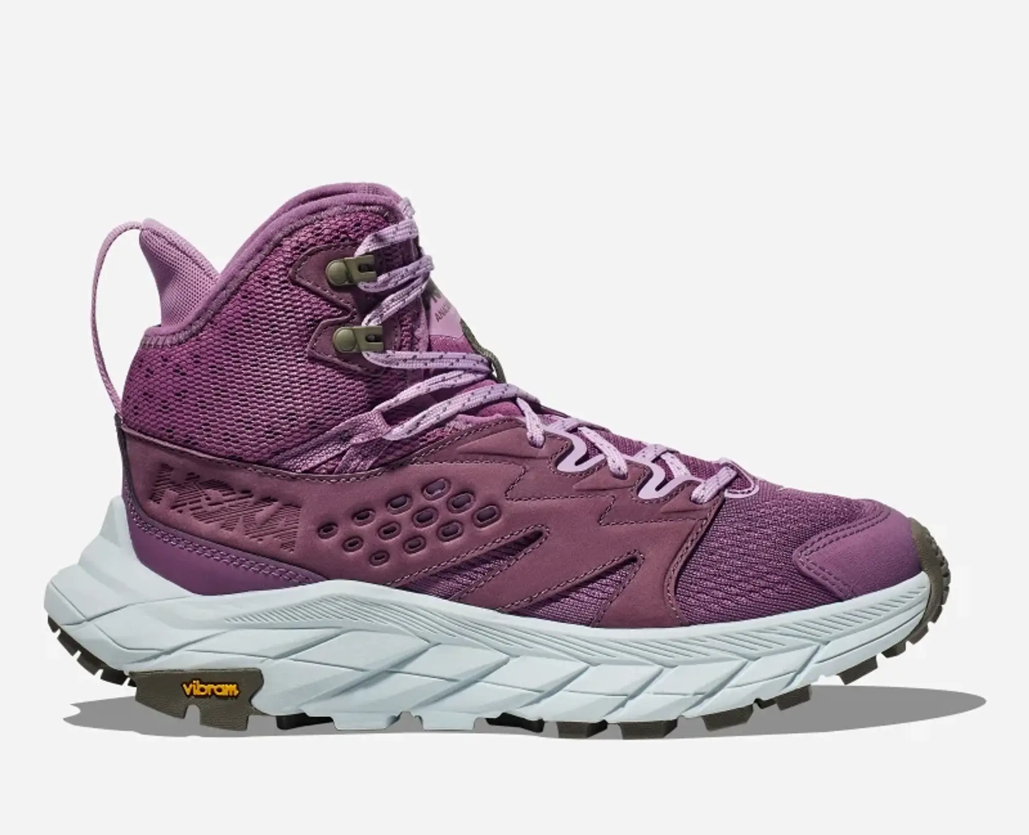 Hoka Women's Anacapa Breeze Mid Hiking Shoes In Amethyst/Illusion