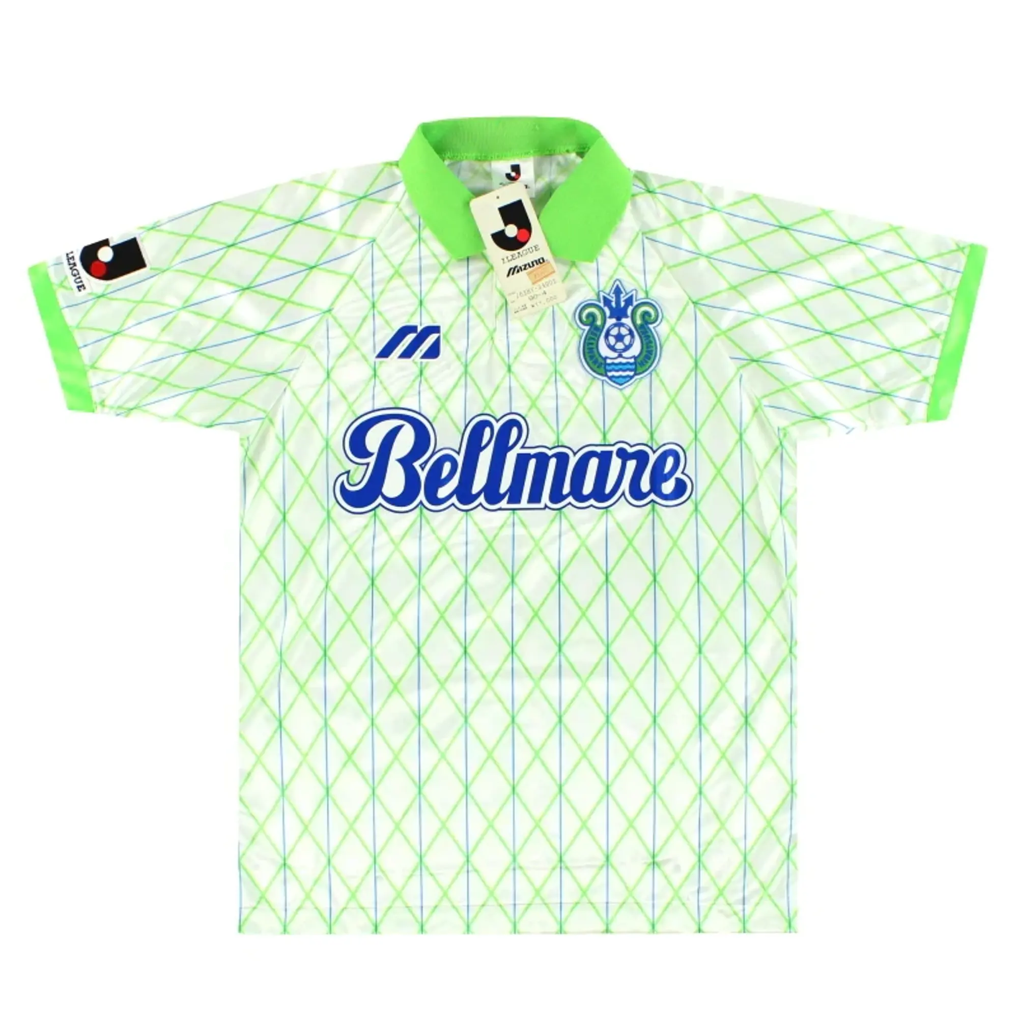 1994-96 Shonan Bellmare Mizuno Away Shirt *w/tags* M - Other World Clubs / w/tags / Medium