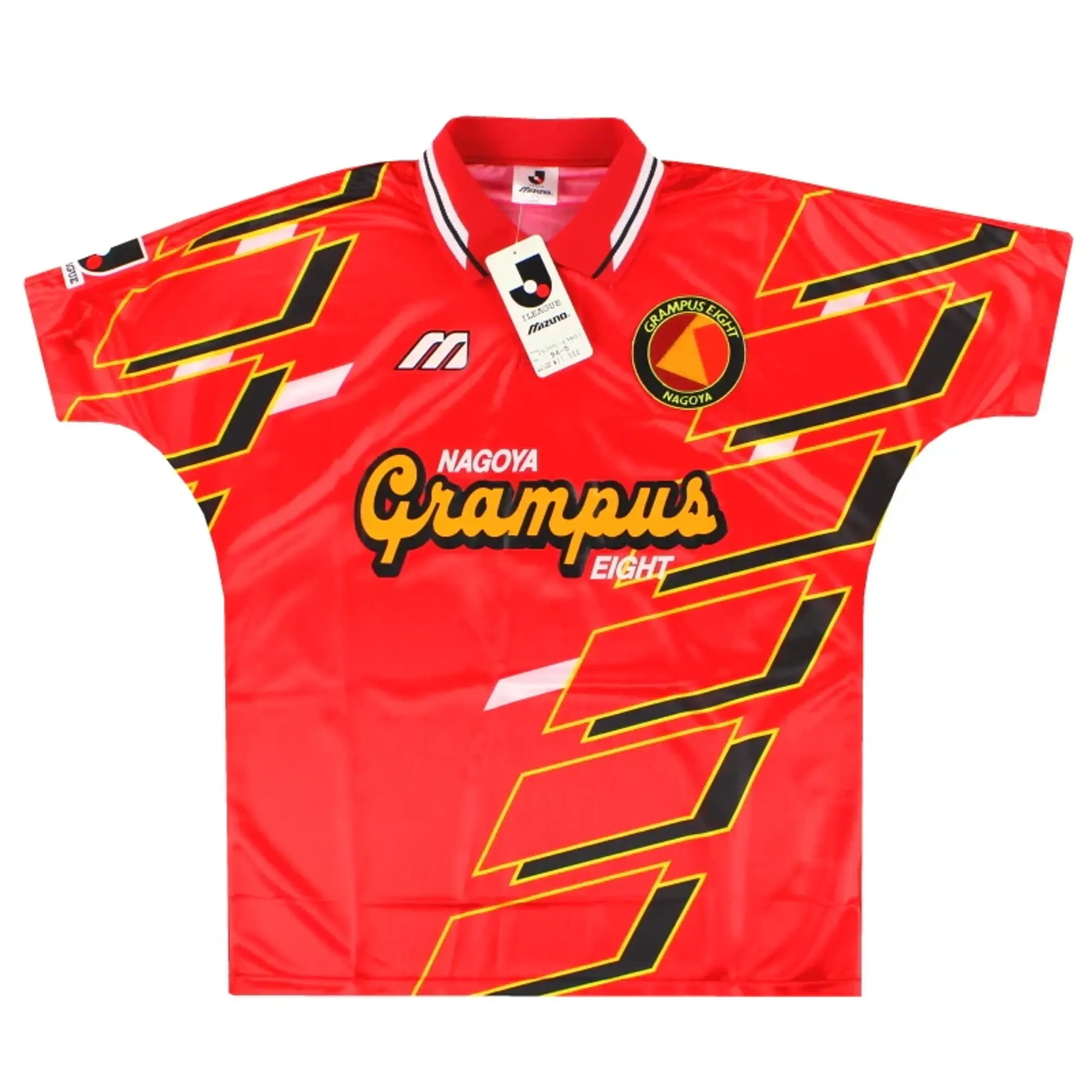 1994-96 Nagoya Grampus Eight Mizuno Home Shirt *w/tags* L - Nagoya Grampus Eight / w/tags / Large
