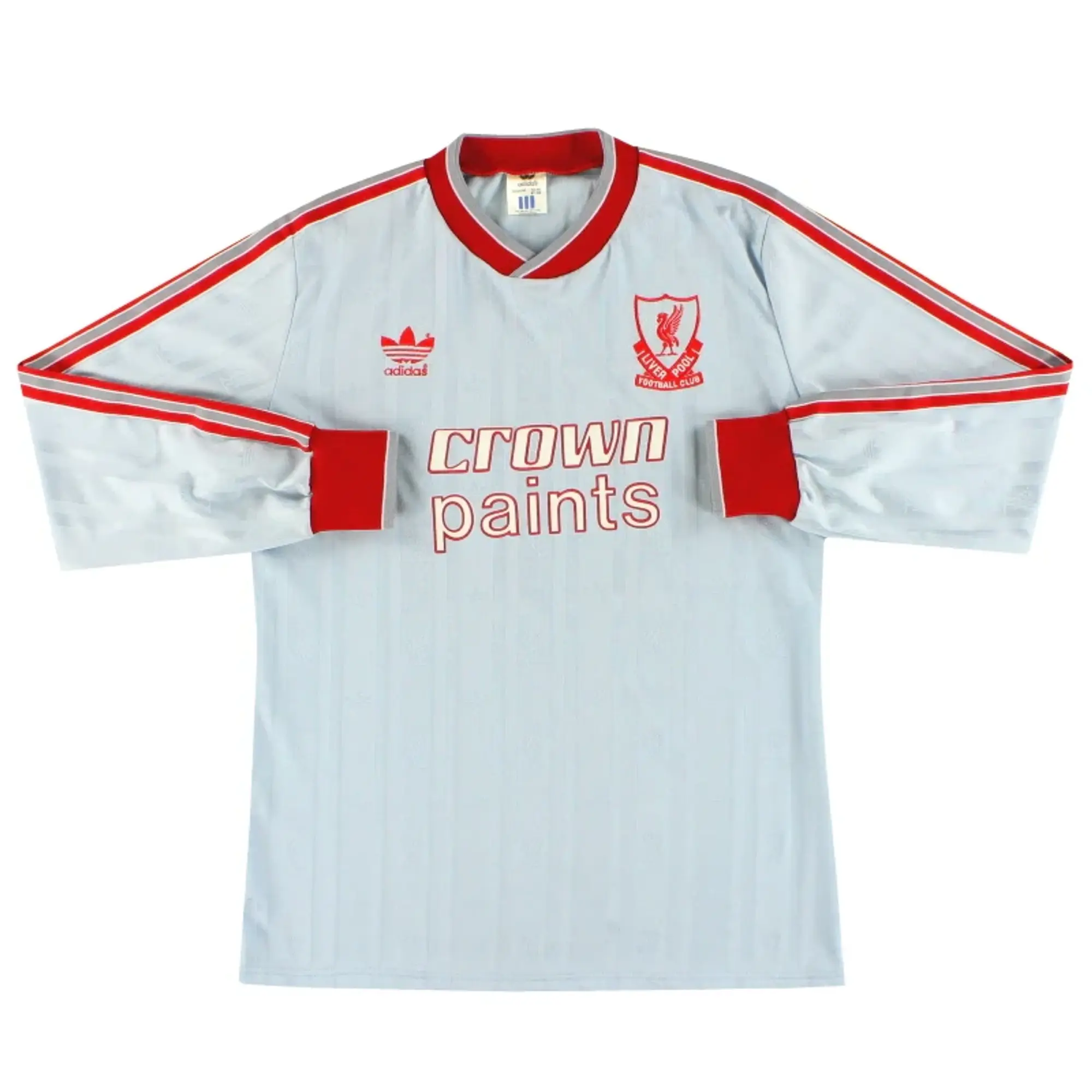1987-88 Liverpool adidas Match Issue Away Shirt #16 L/S M - Liverpool / Excellent / Medium