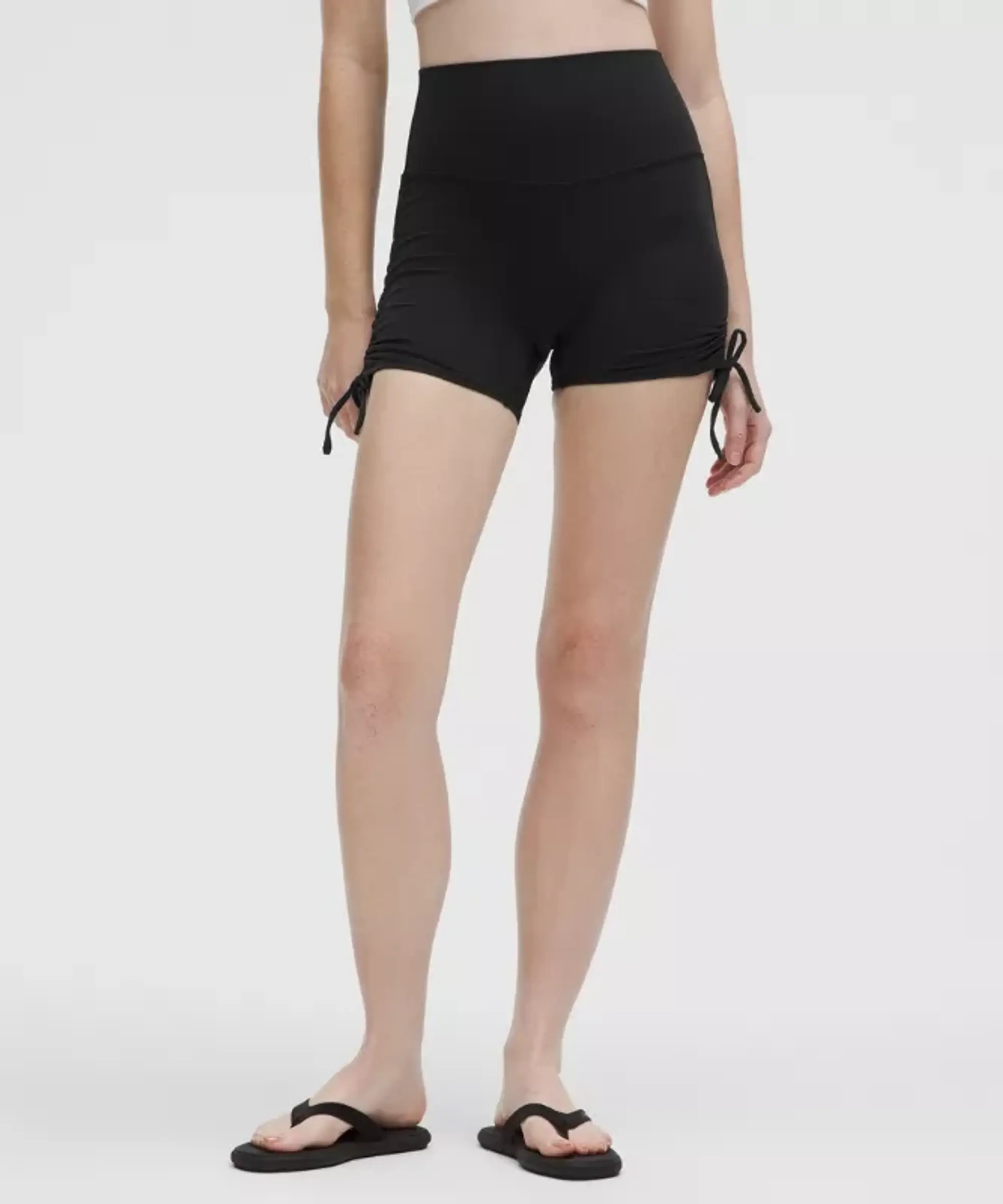 lululemon – Women's Align Ruched Shorts – 4" – Color Black – Size 0