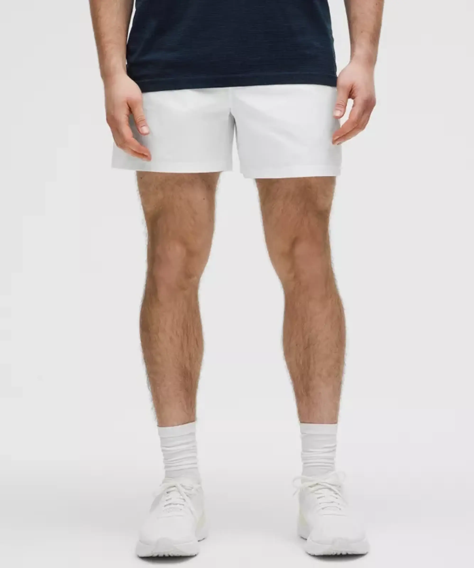 lululemon – Men's Pace Breaker Linerless Shorts – 5" – Color White – Size L