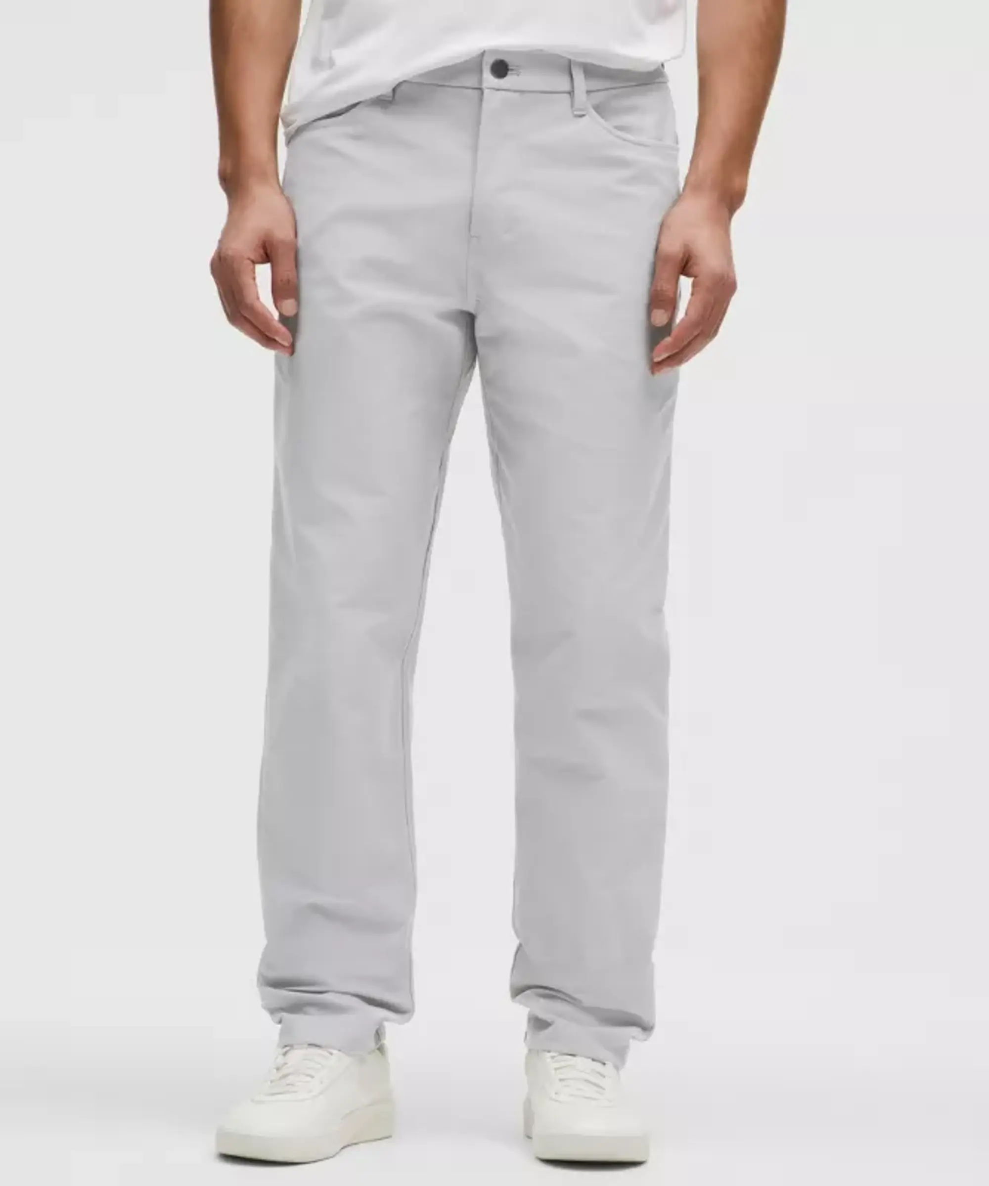 lululemon – Men's ABC Classic-Fit 5 Pocket Trousers 32L Utilitech – Color Silver/Grey – Size 30
