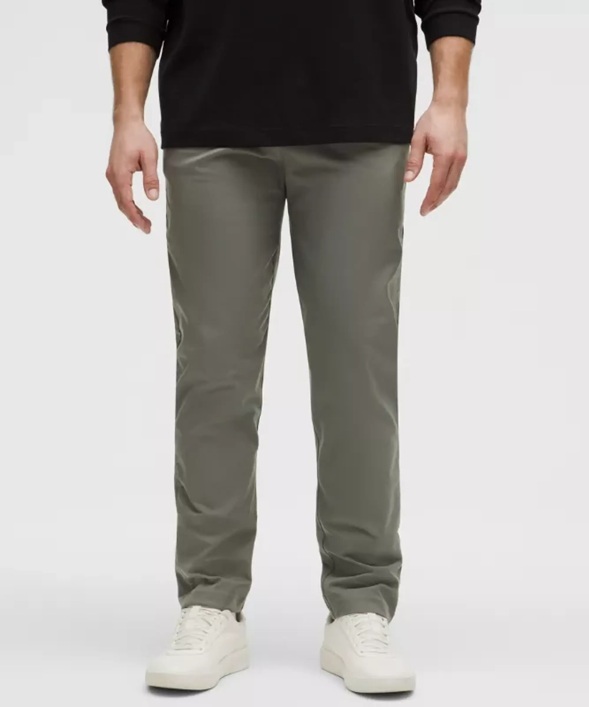 lululemon – Men's ABC Classic-Fit Trousers 34L Smooth Twill – Color Grey – Size 31