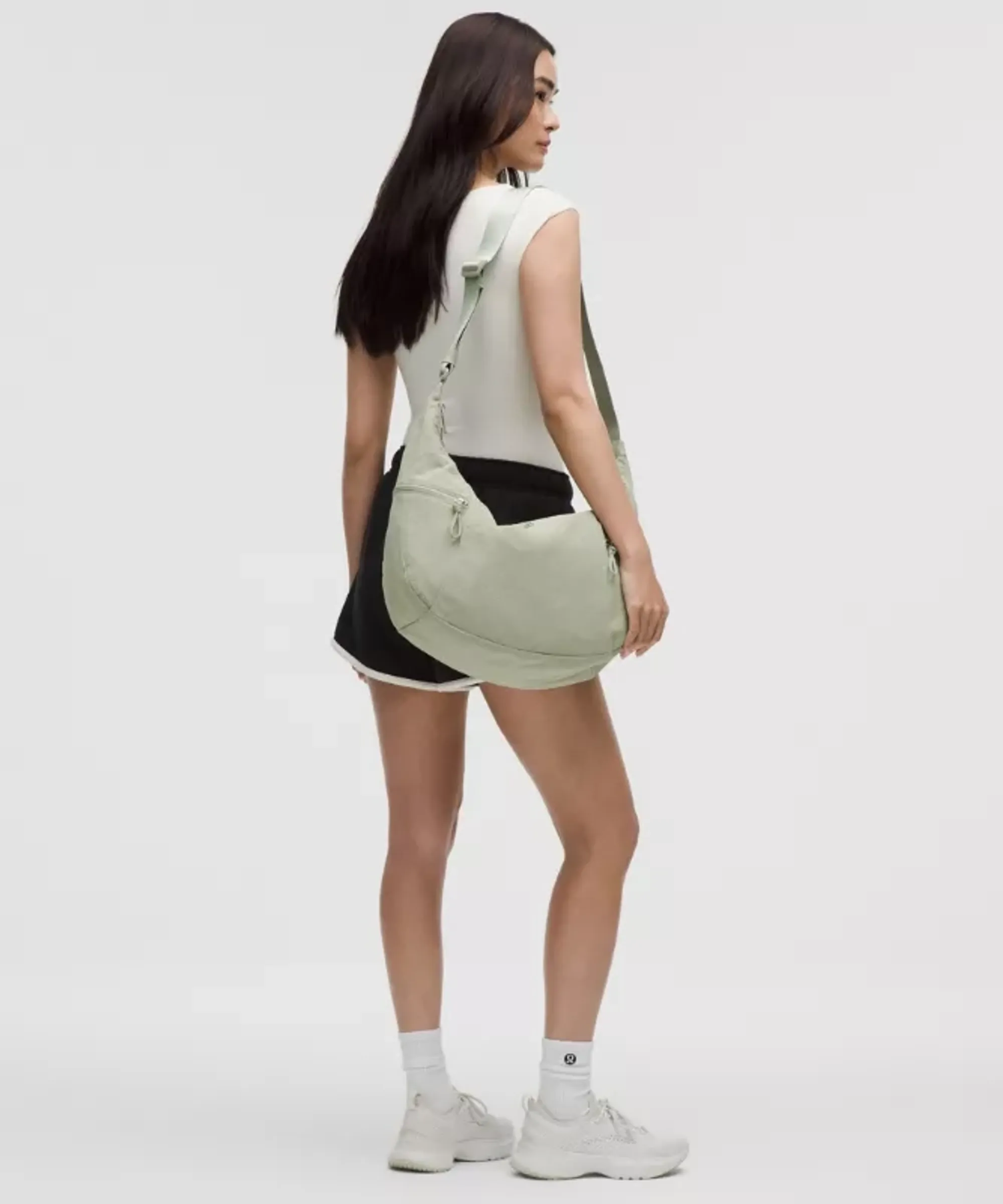 lululemon – Large Slouchy Sling Bag 13L – Color Green/Pastel 