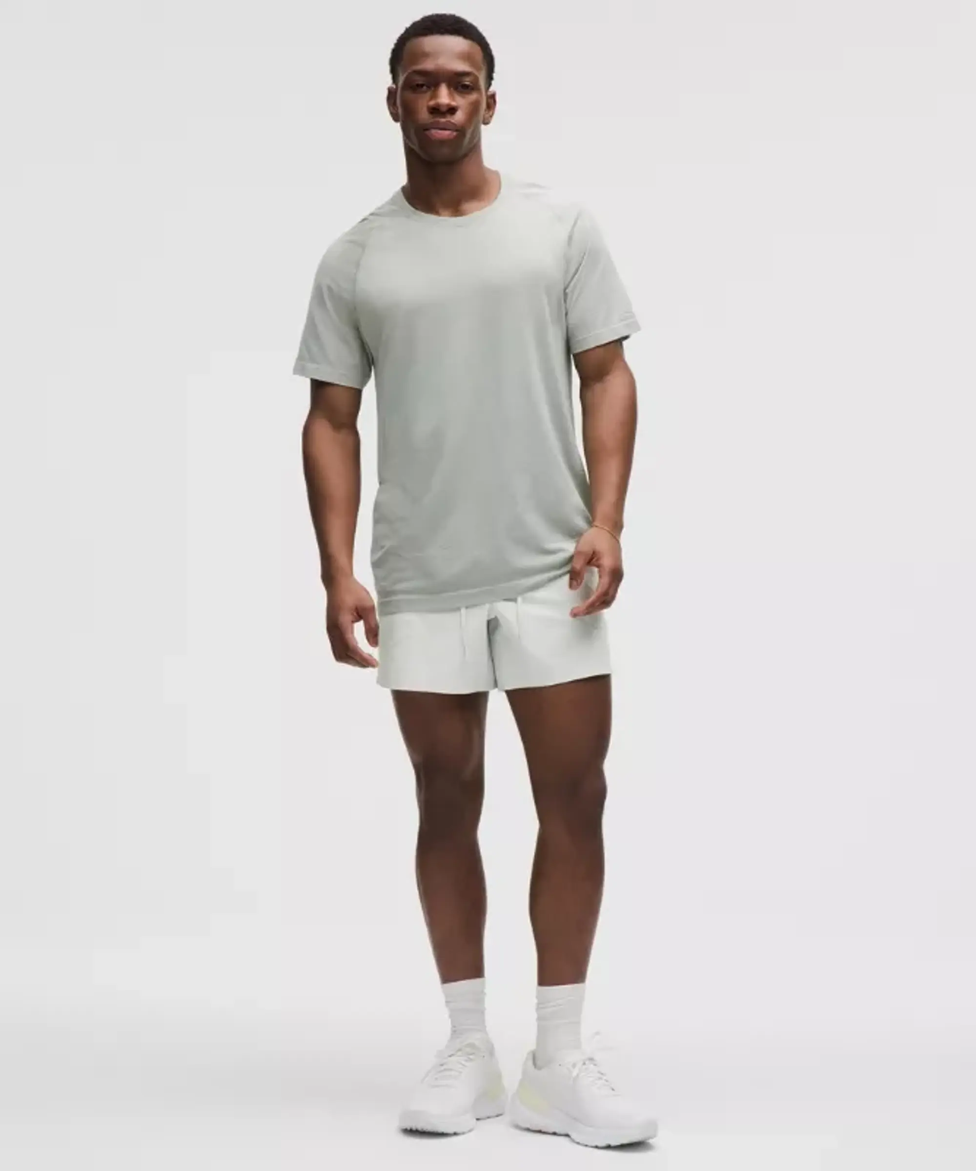 lululemon – Men's License to Train Linerless Shorts – 5" – Color White – Size L