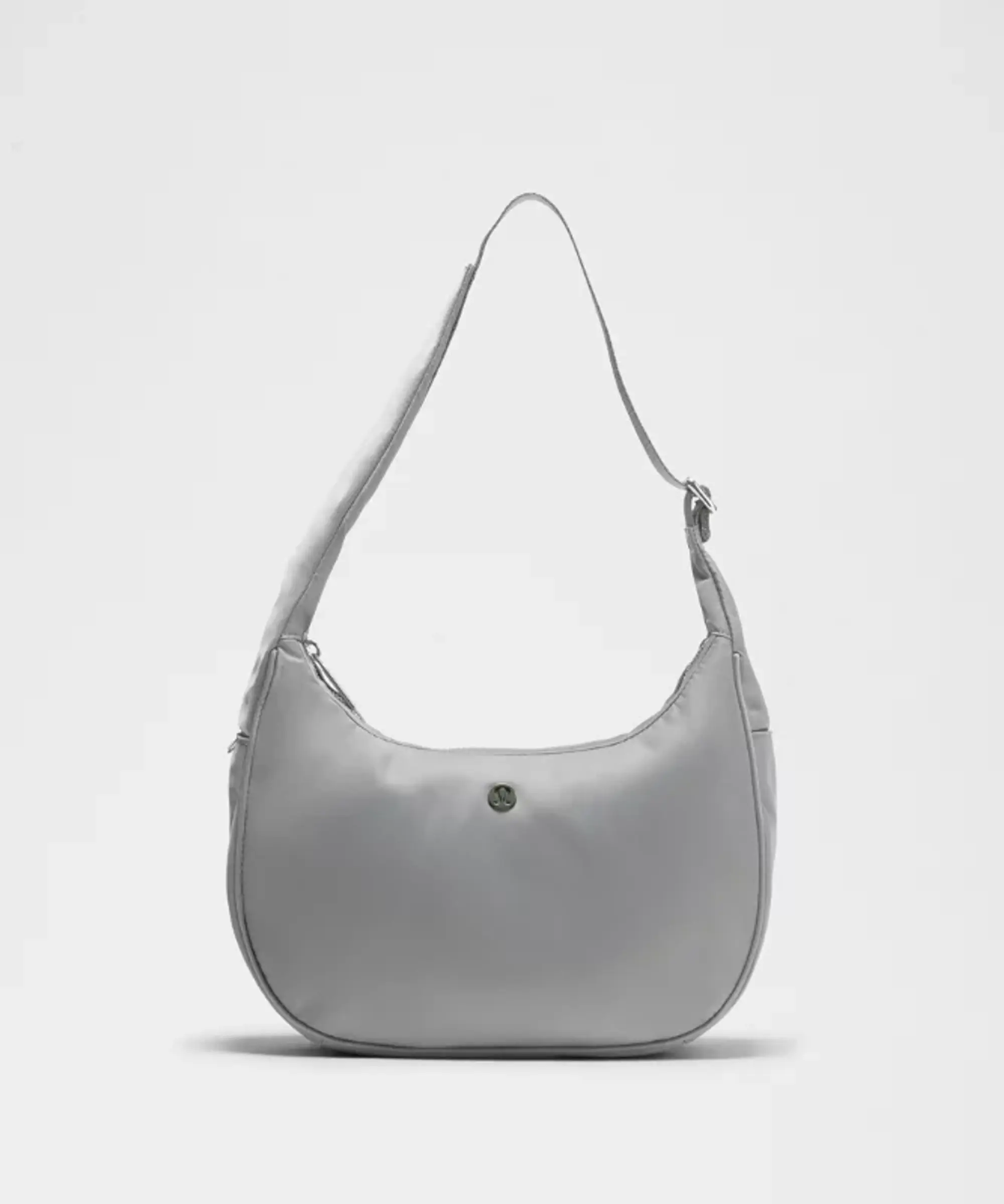 lululemon – City Essentials Shoulder Bag 4L – Color Grey/Silver/Green