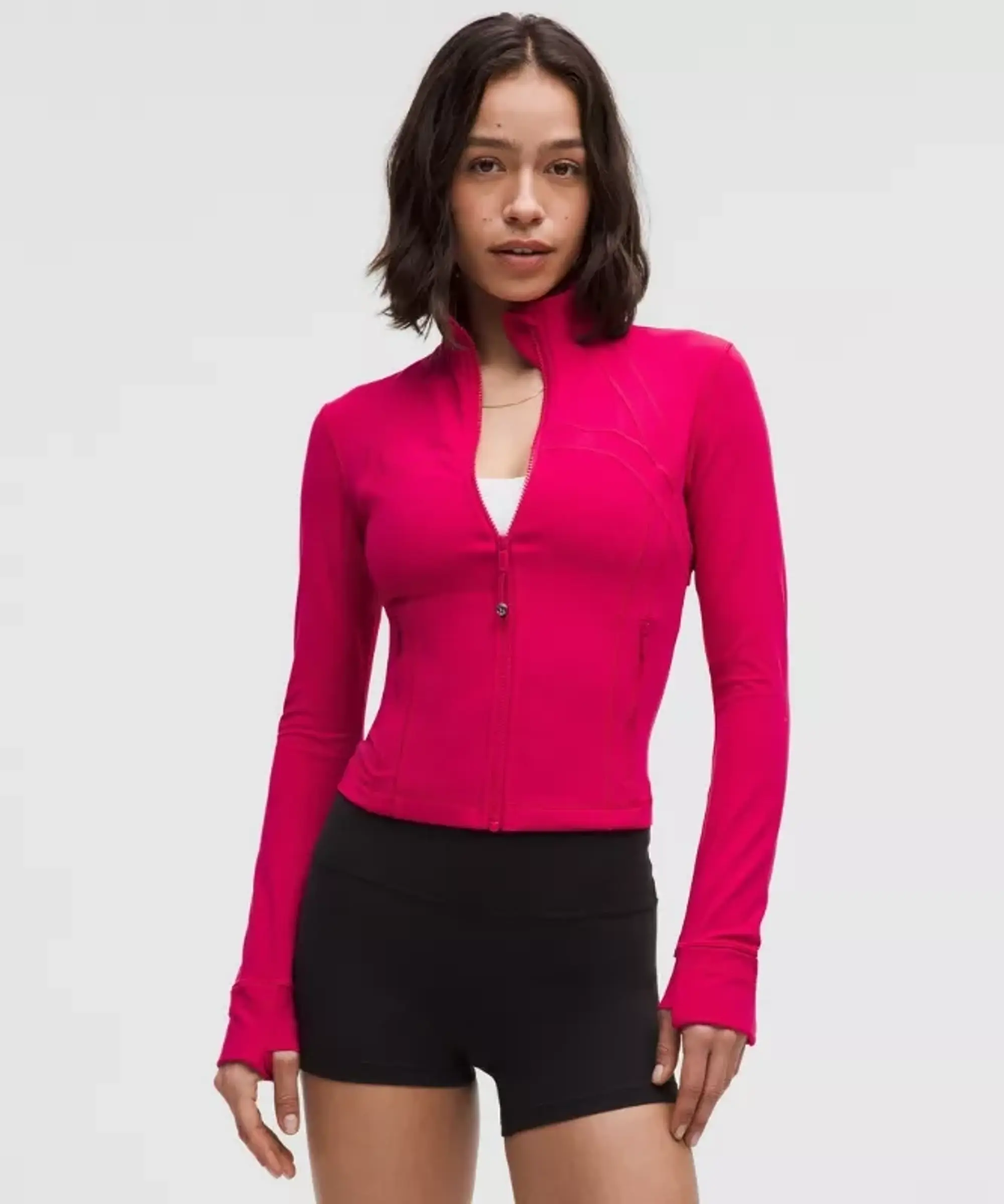 lululemon – Women's Define Cropped Jacket Nulu – Color Pink – Size 0