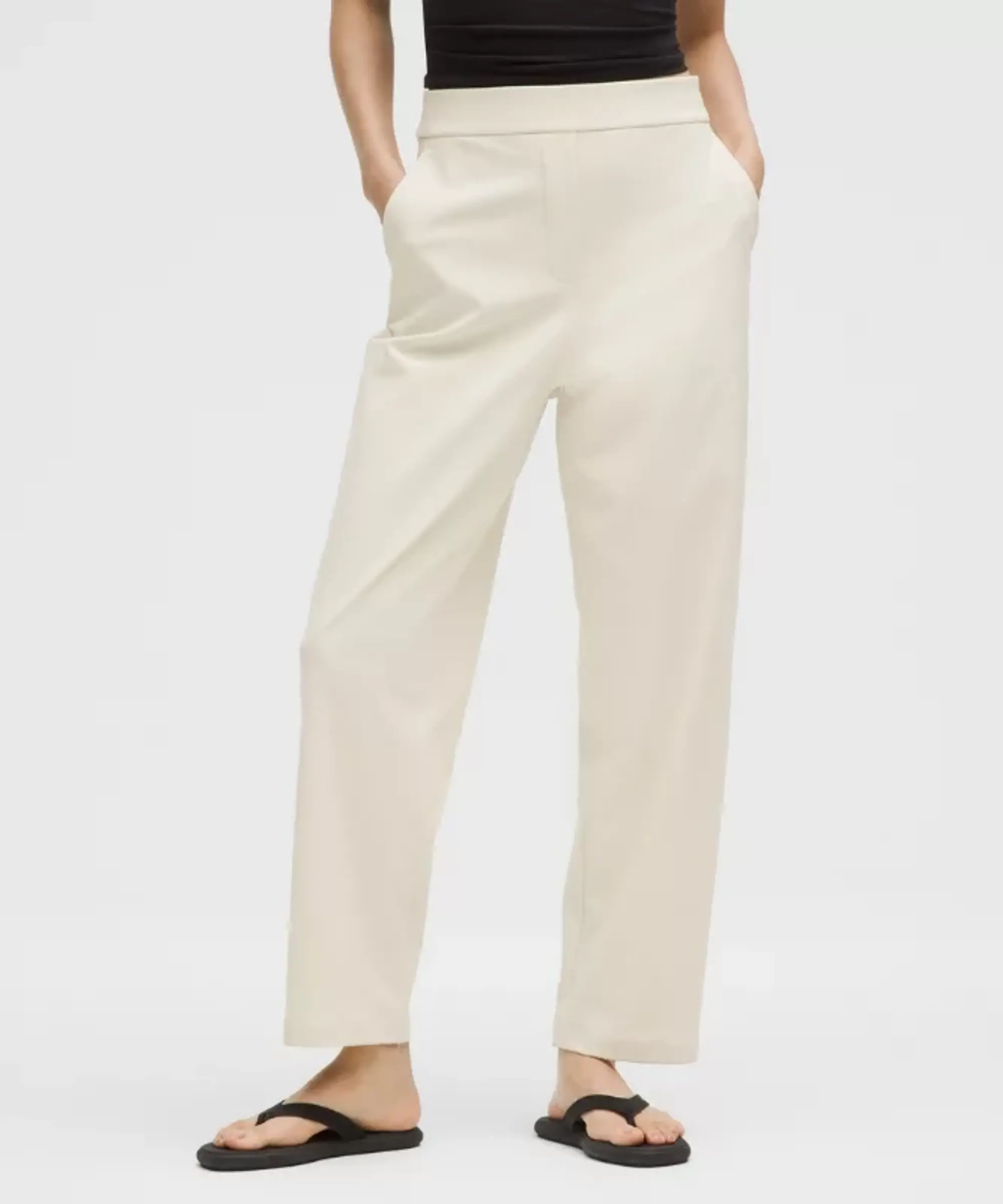 lululemon – Women's Daydrift High-Rise Tapered Pants Regular – Color White – Size L