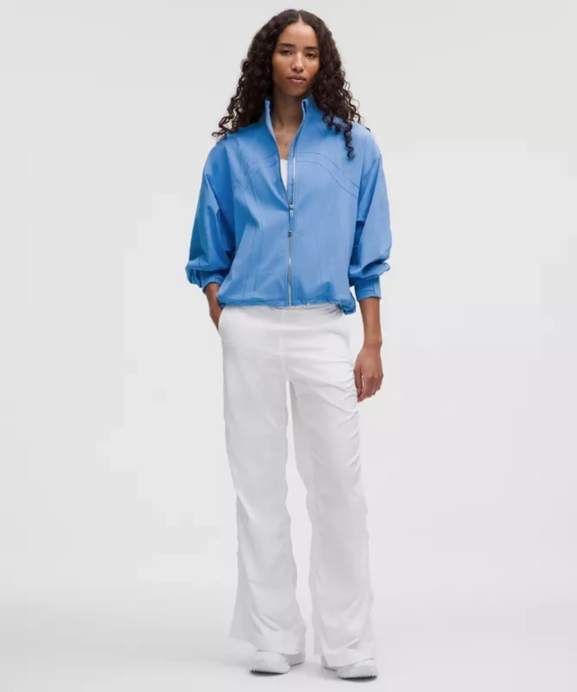 lululemon – Women's Define Relaxed-Fit Jacket Luon – Color Silver/Blue – Size 0