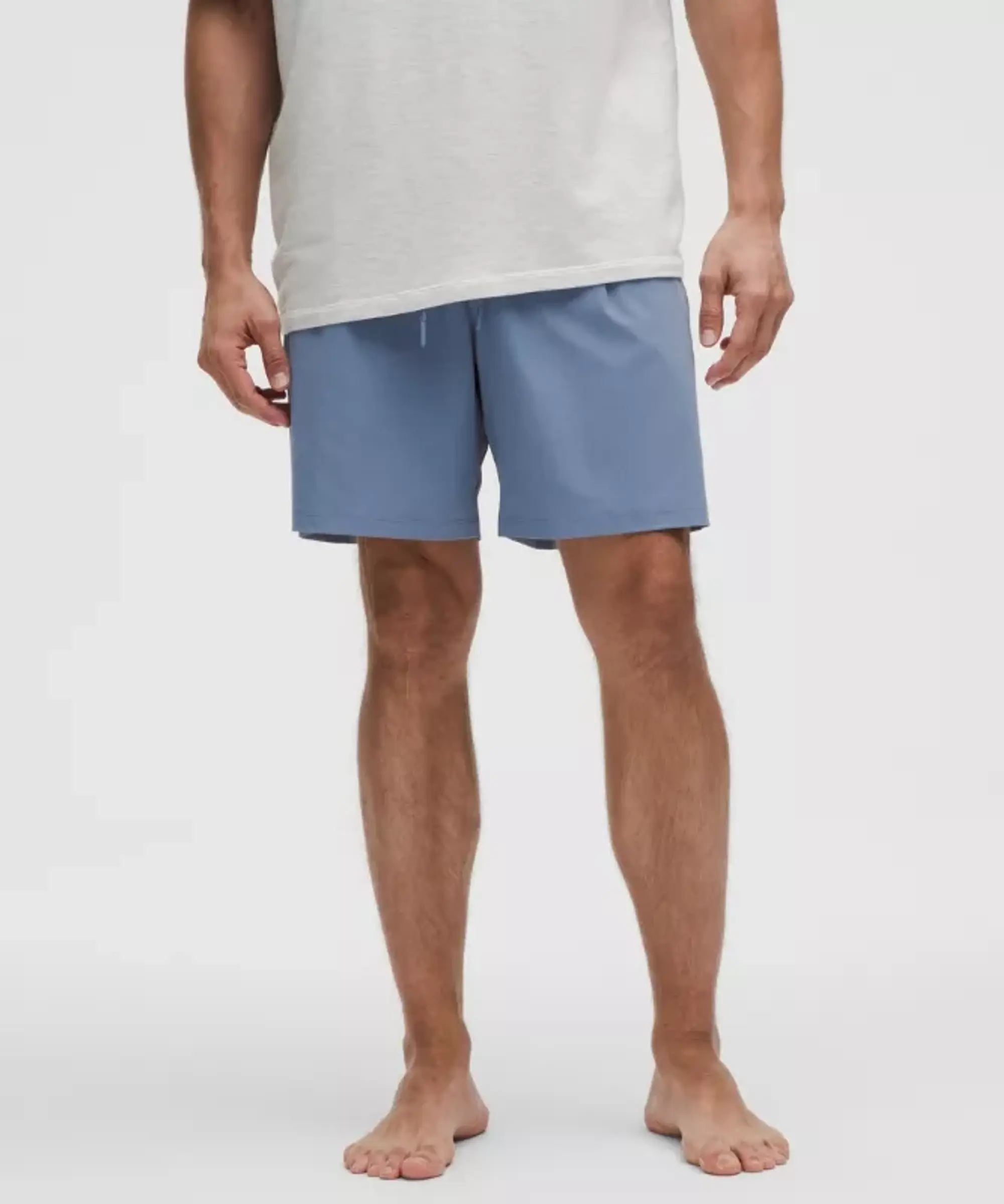 lululemon – Men's Balancer Woven Relaxed-Fit Shorts – 7" – Color Blue – Size L