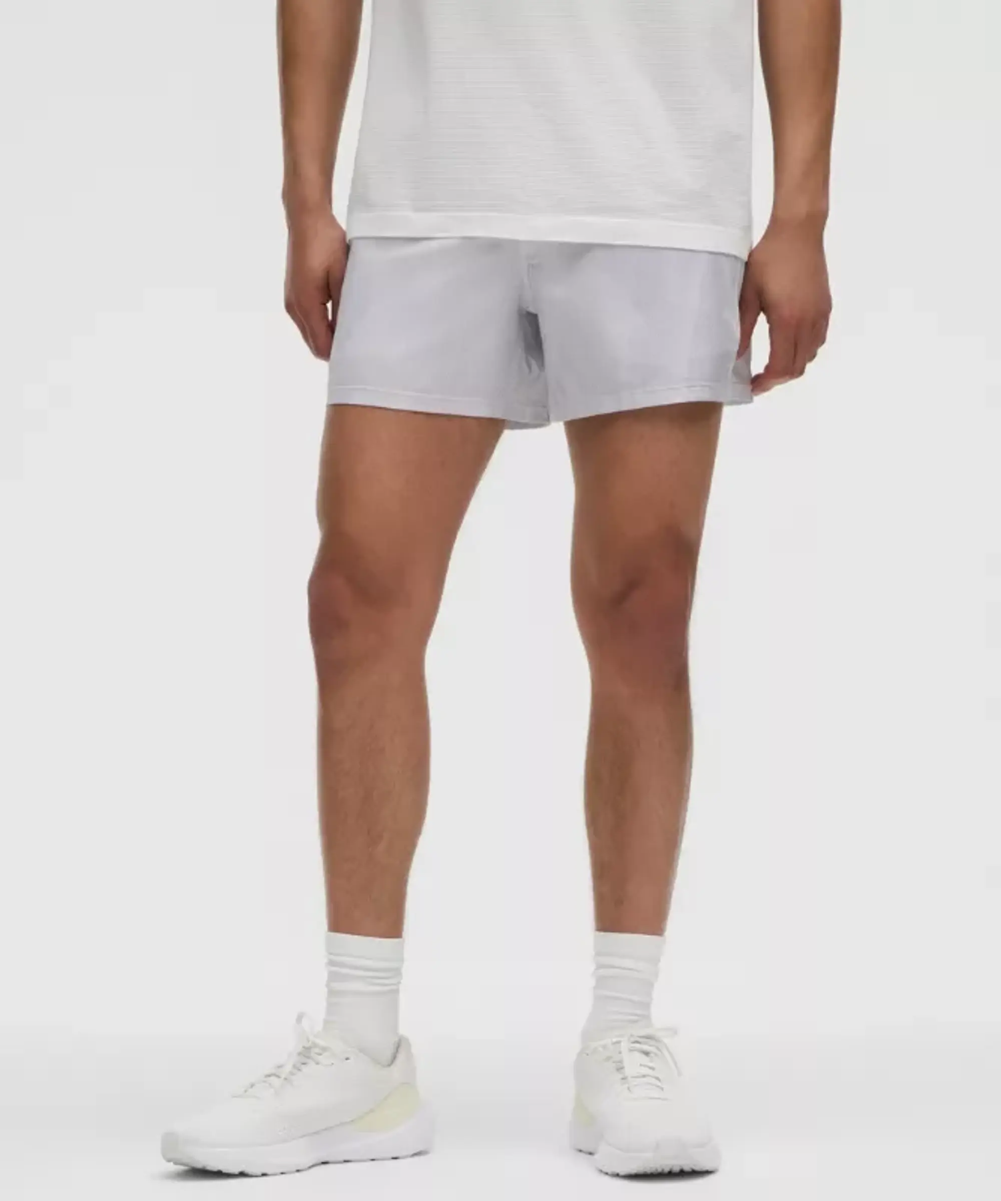 lululemon – Men's Pace Breaker Linerless Shorts – 5" – Color White – Size L