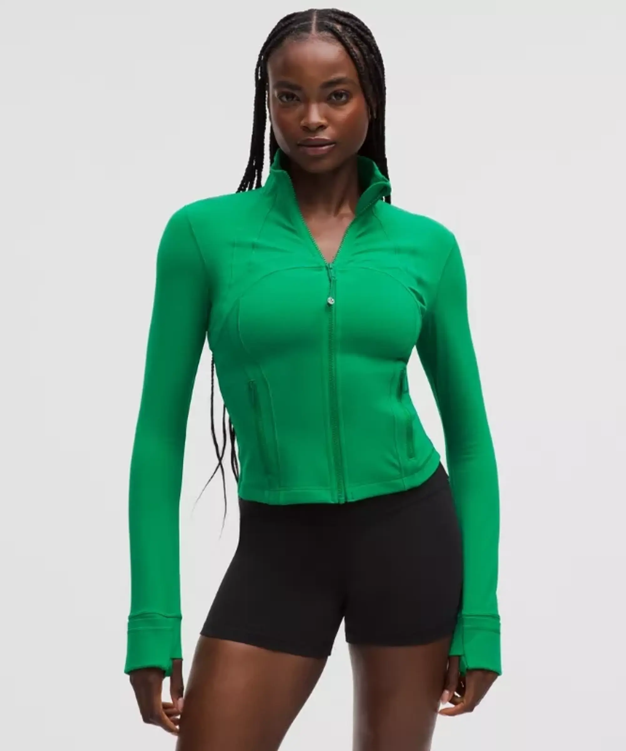lululemon – Women's Define Cropped Jacket Nulu – Color Green – Size 0