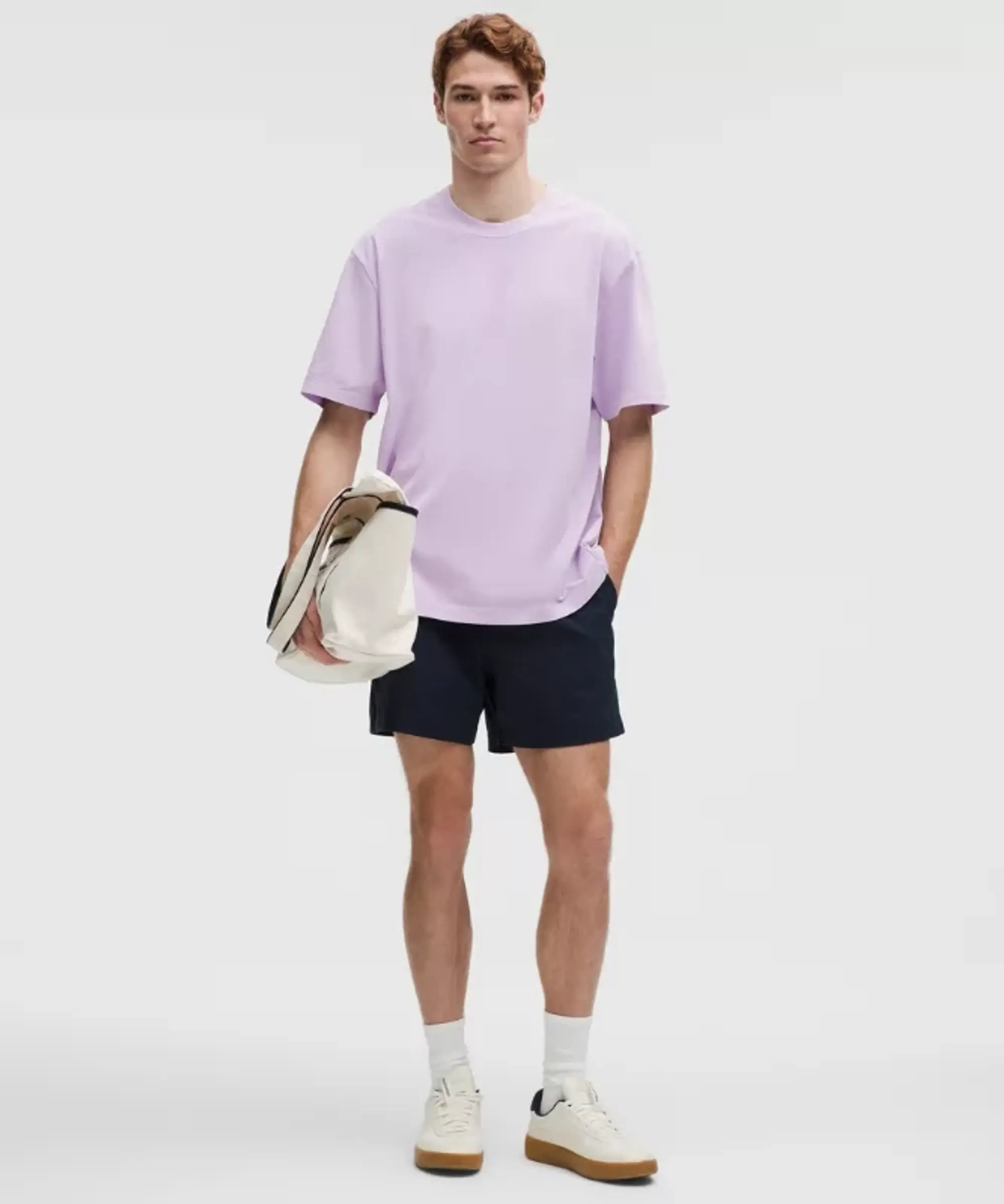 lululemon – Men's Heavyweight Jersey T-Shirt Wash – Color Violet/Purple – Size L