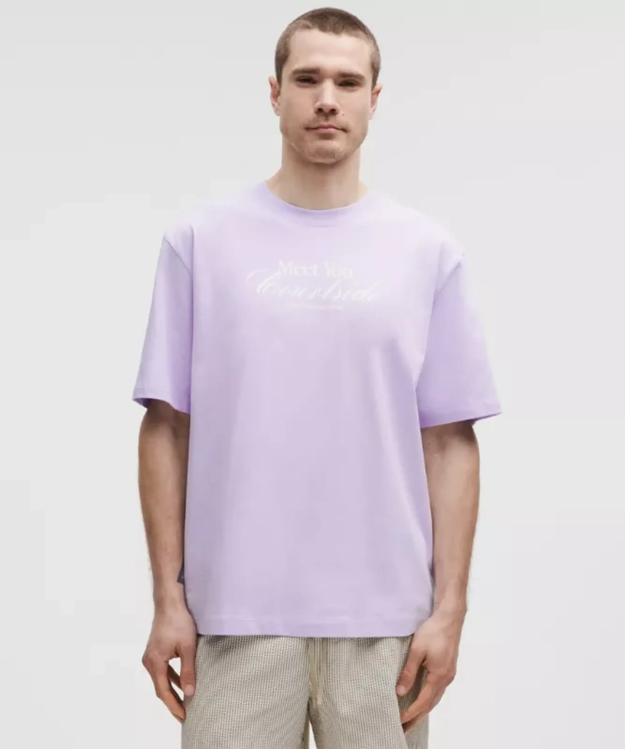 lululemon – Men's Heavyweight Jersey T-Shirt Tennis Club – Color Purple – Size L