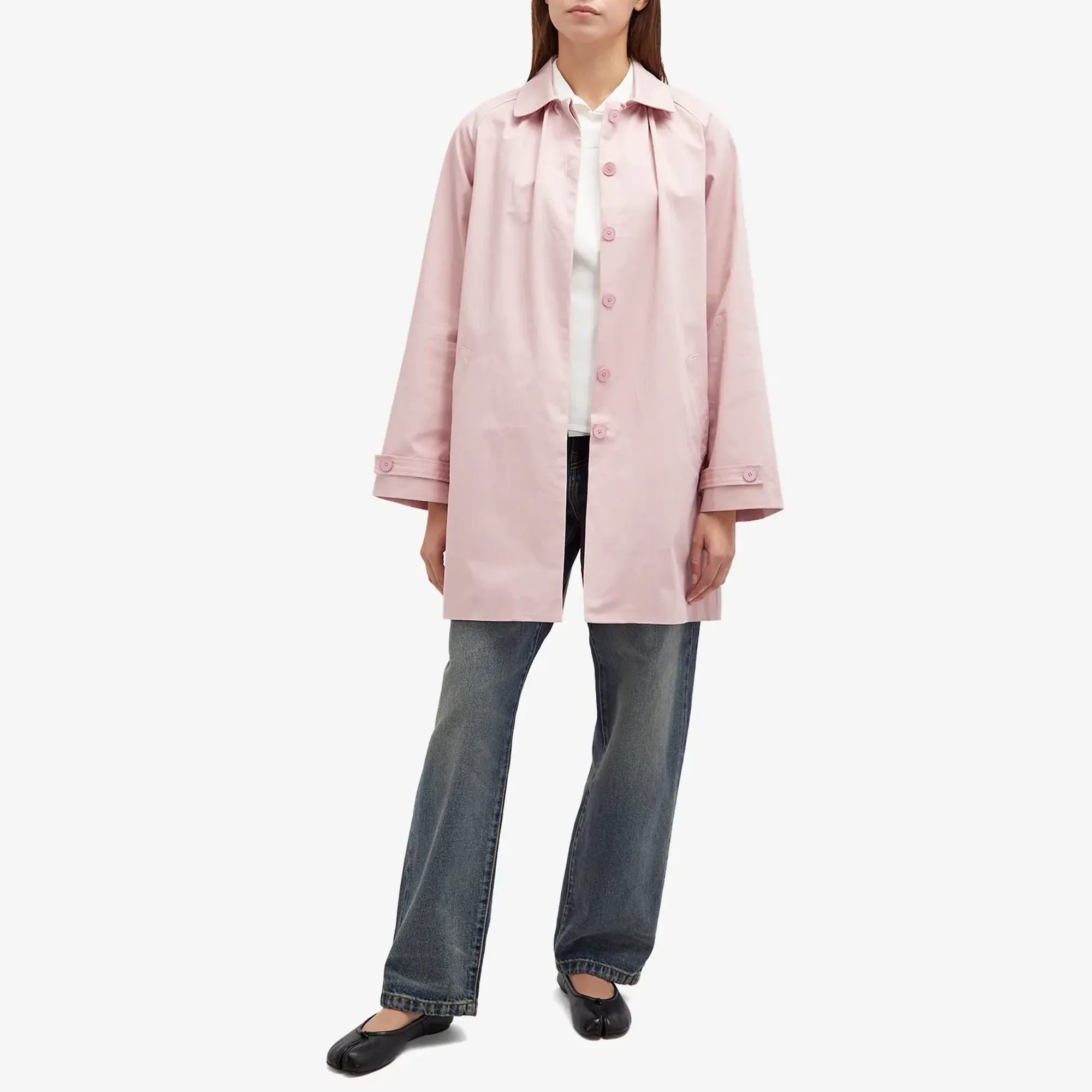 Peachy Den Women's Cheri Mac Coat Rose