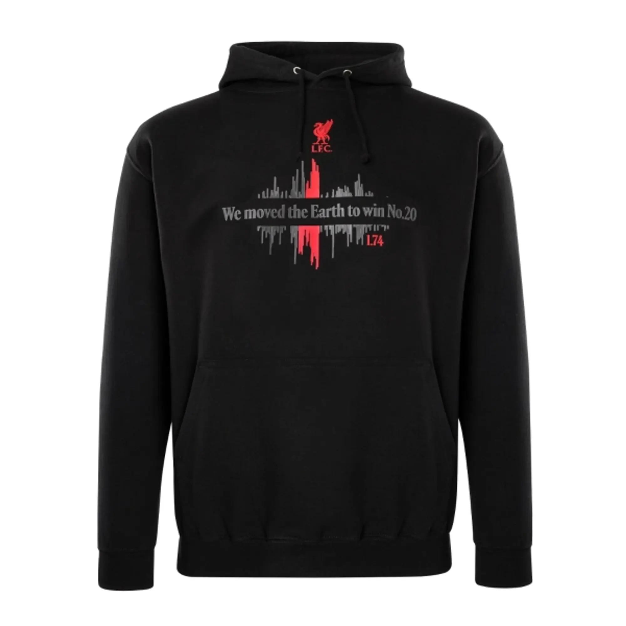 LFC Adults Richter Scale Hoodie Black