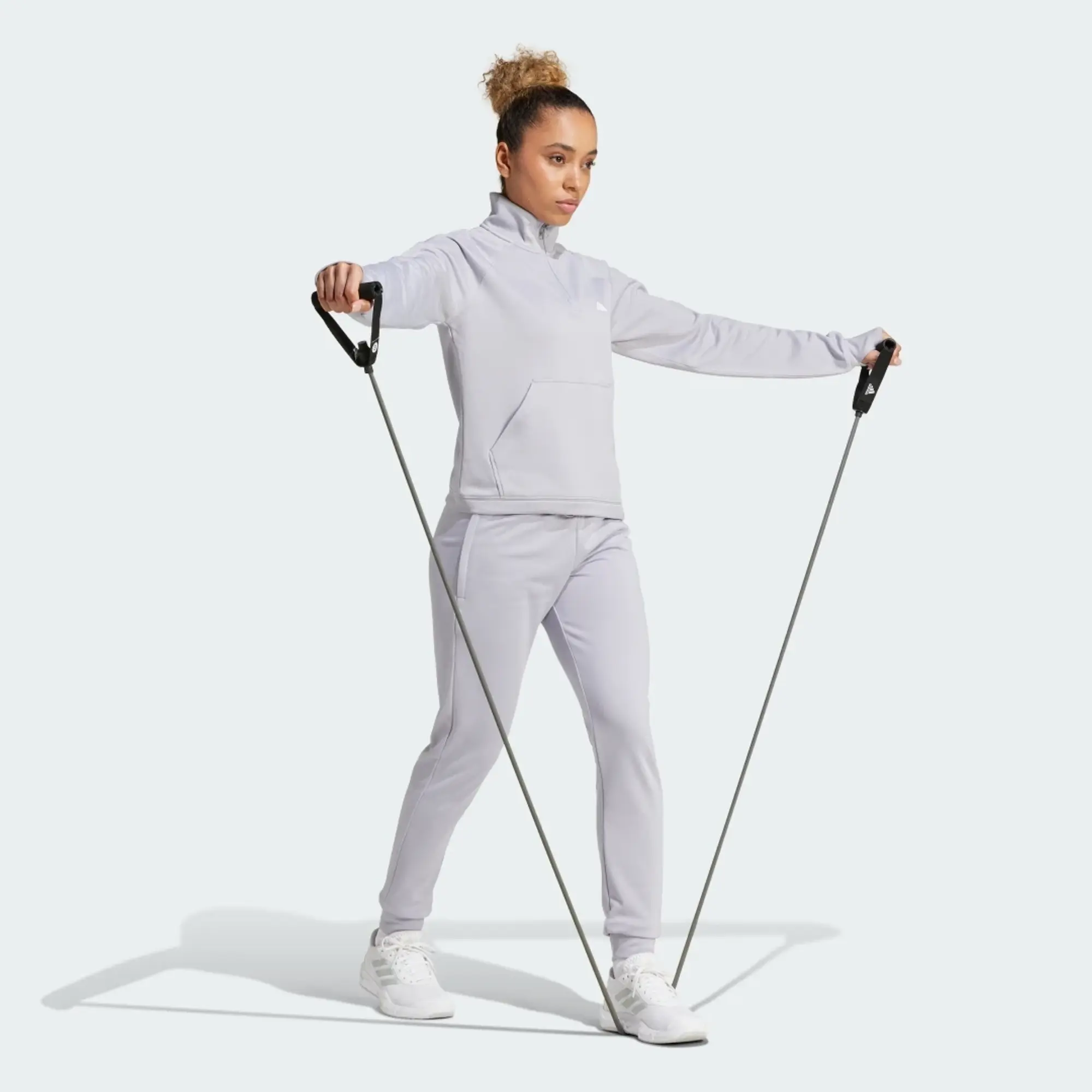 adidas Aeroready Game &amp; Go Quarter-Zip Fleece Top