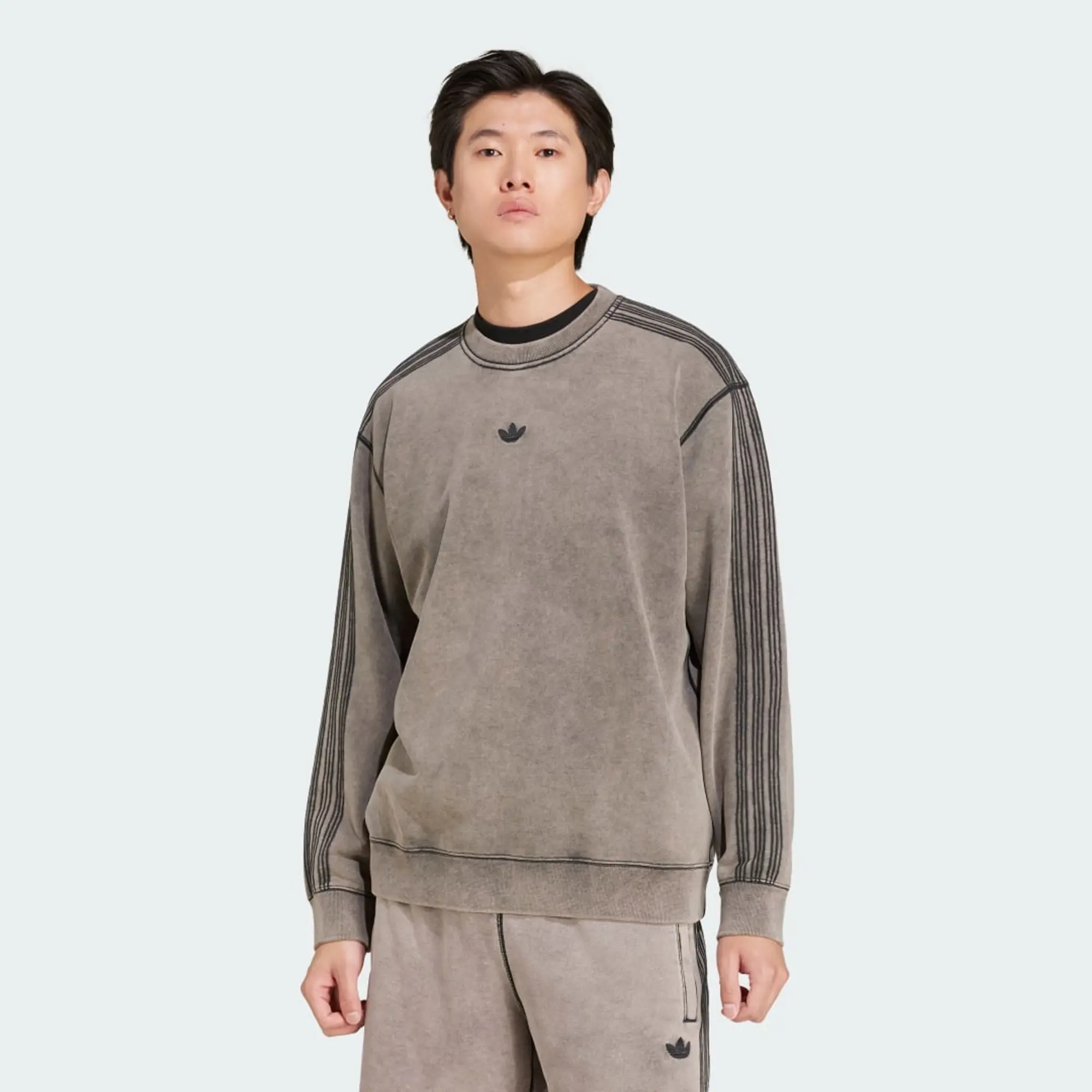 adidas Premium Essentials Retro Washed Crew Sweatshirt