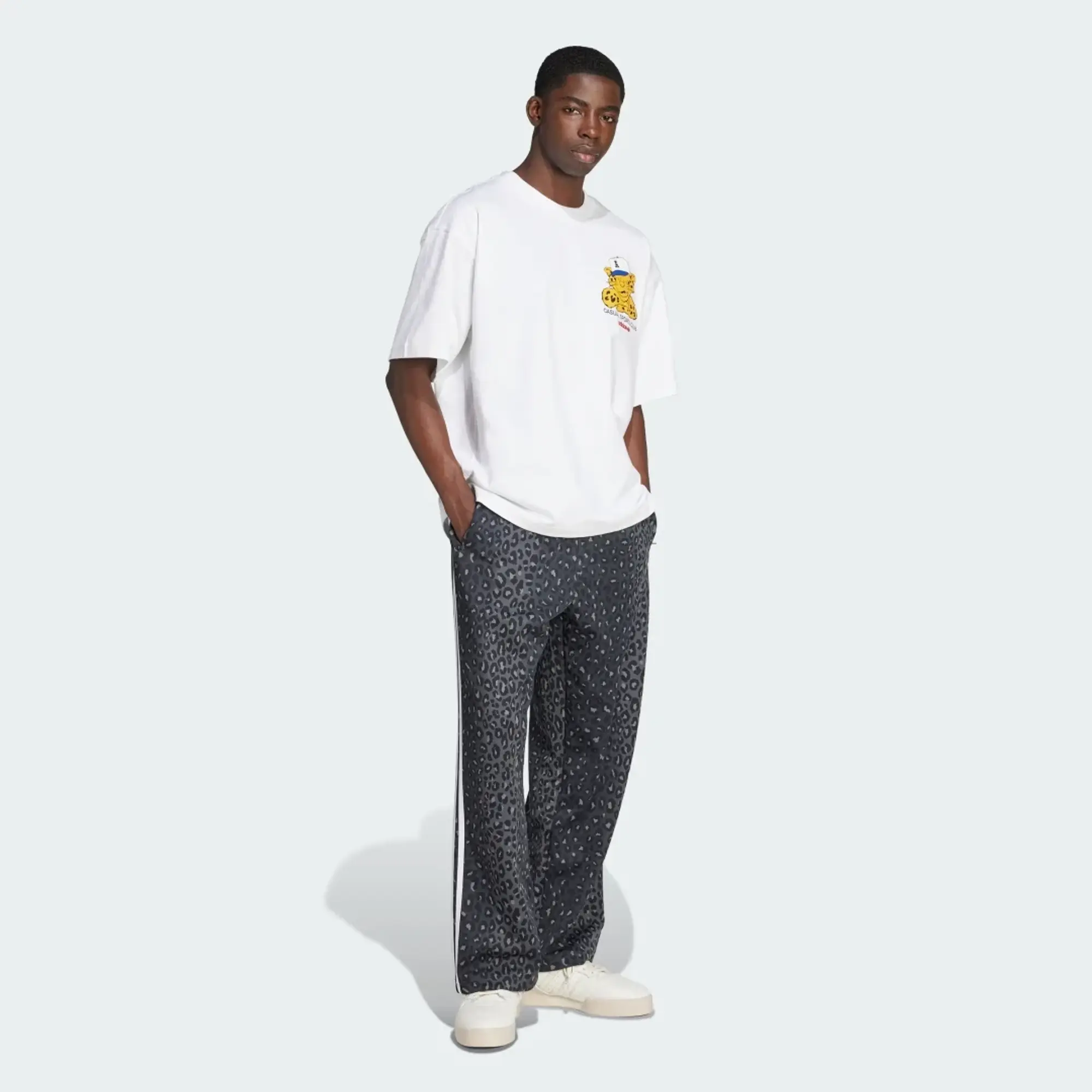 adidas Firebird Loose Leopard Track Pants