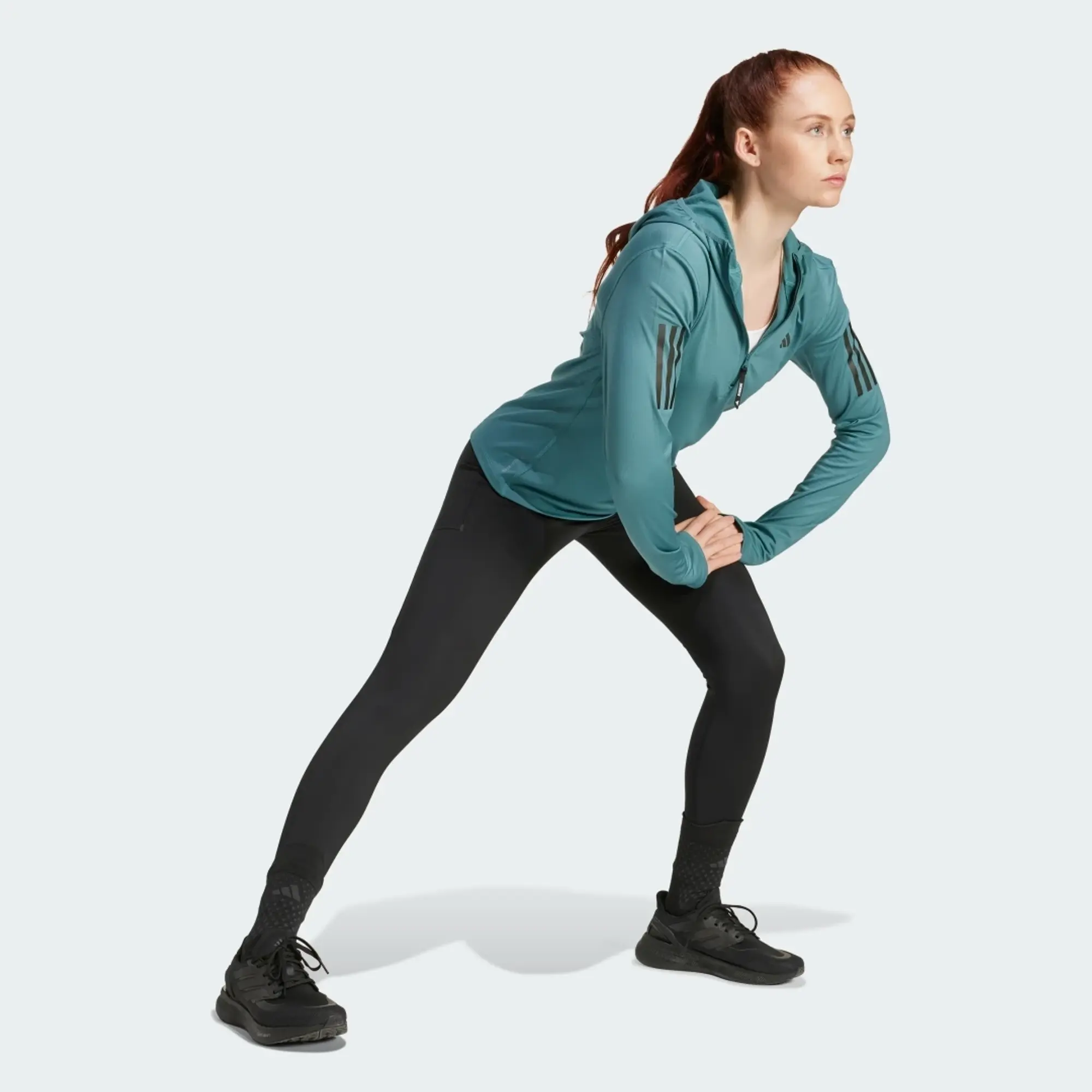 adidas Own The Run Winterized Hooded Half-Zip