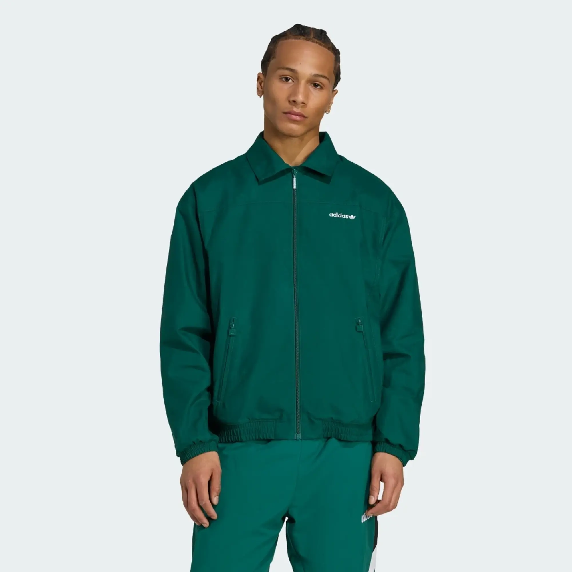 adidas Brushed Woven Track Top
